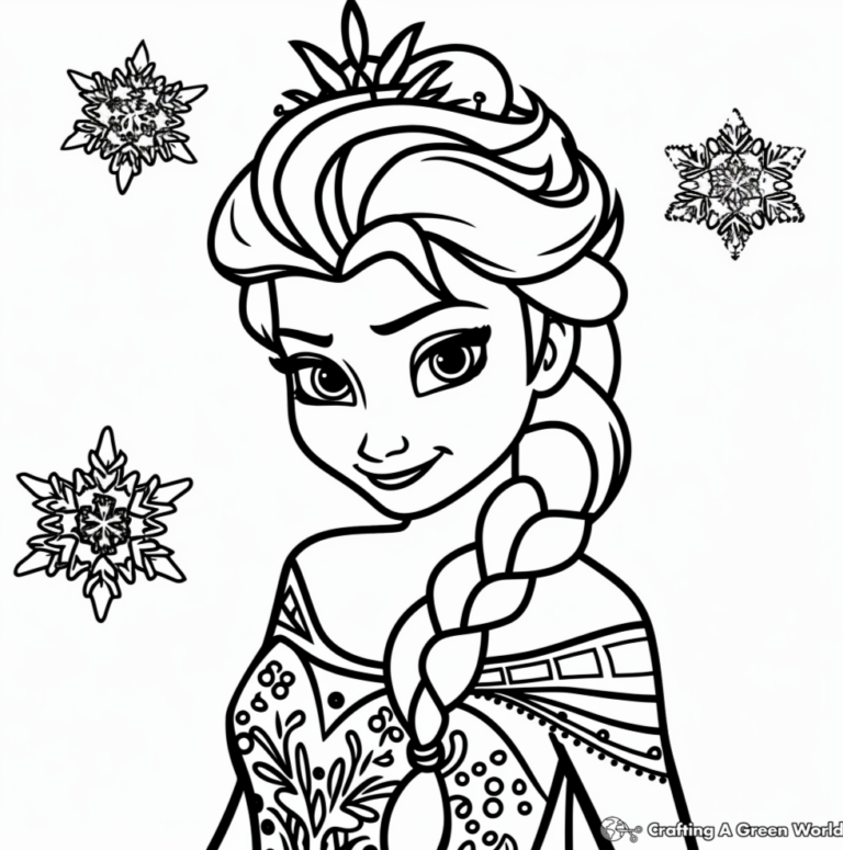 Frozen Coloring Pages Free Printable 