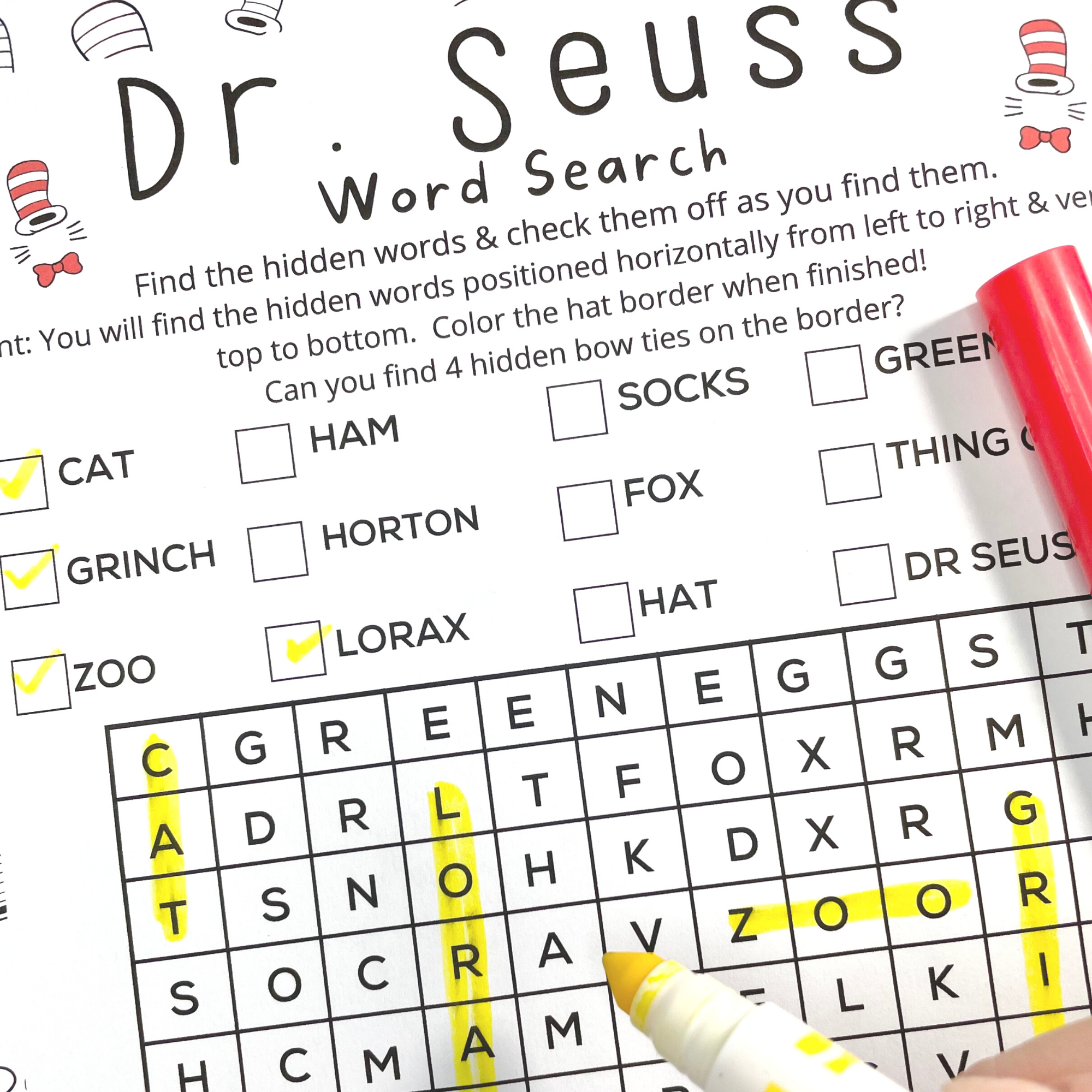 Fun Dr Seuss Worsheets U003e From Under A Palm Tree Fun Dr Seuss Worsheets U003e From Under A Palm Tree