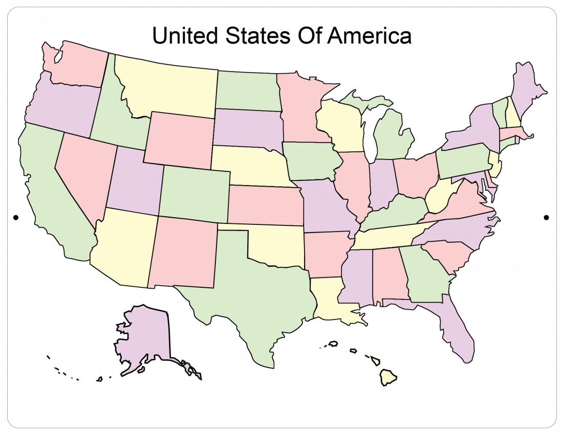 Get The USA Map For Easy Learning