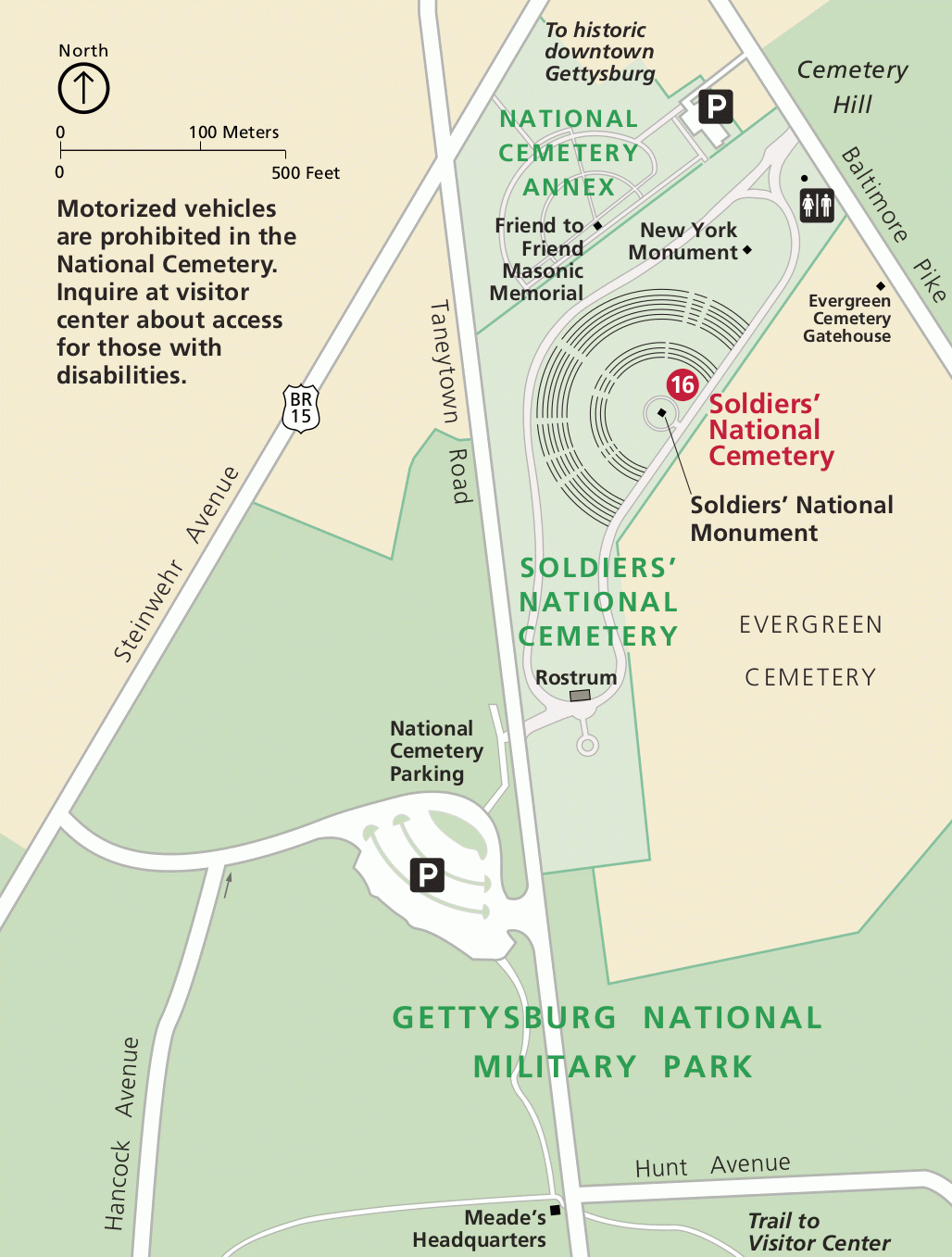 Gettysburg Maps NPMaps Free National Park Maps