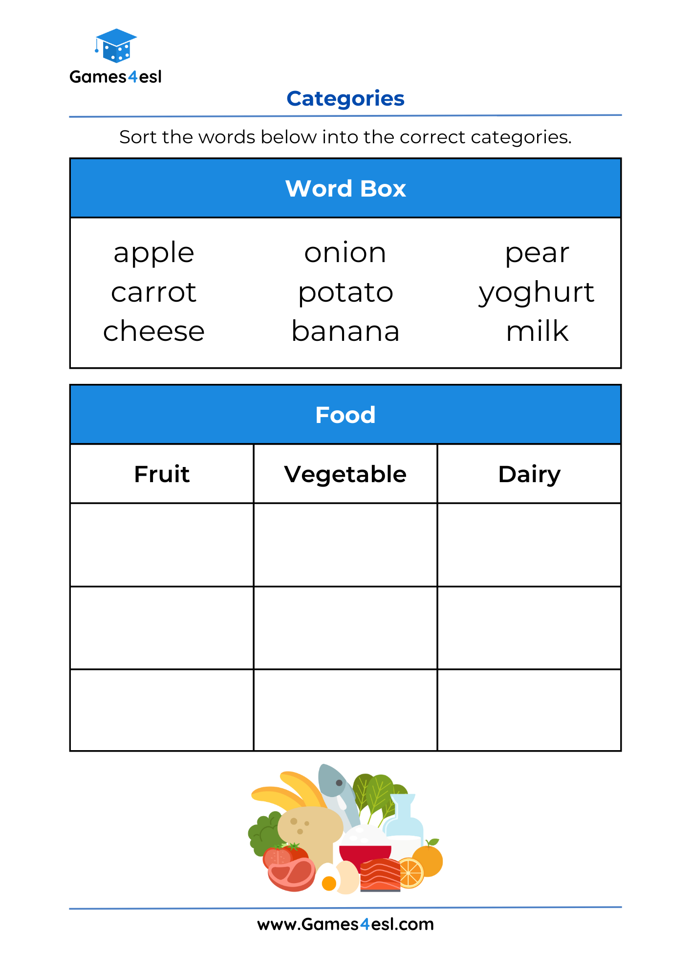 Grade 1 Worksheets Games4esl