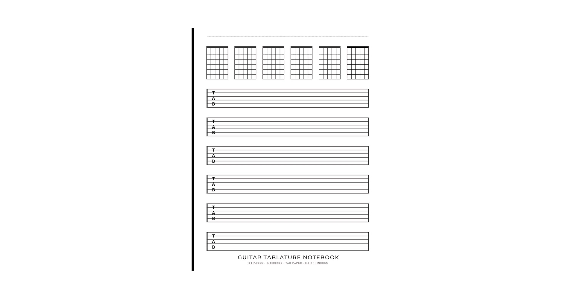 Guitar Tablature Notebook Blank Sheet Music Paper With Blank Chord Diagrams And Guitar Tabs 8 5 X 11 Publishing The Flow Motion 9798686301139 Amazon Books