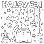 Halloween Colour Sheets 2025