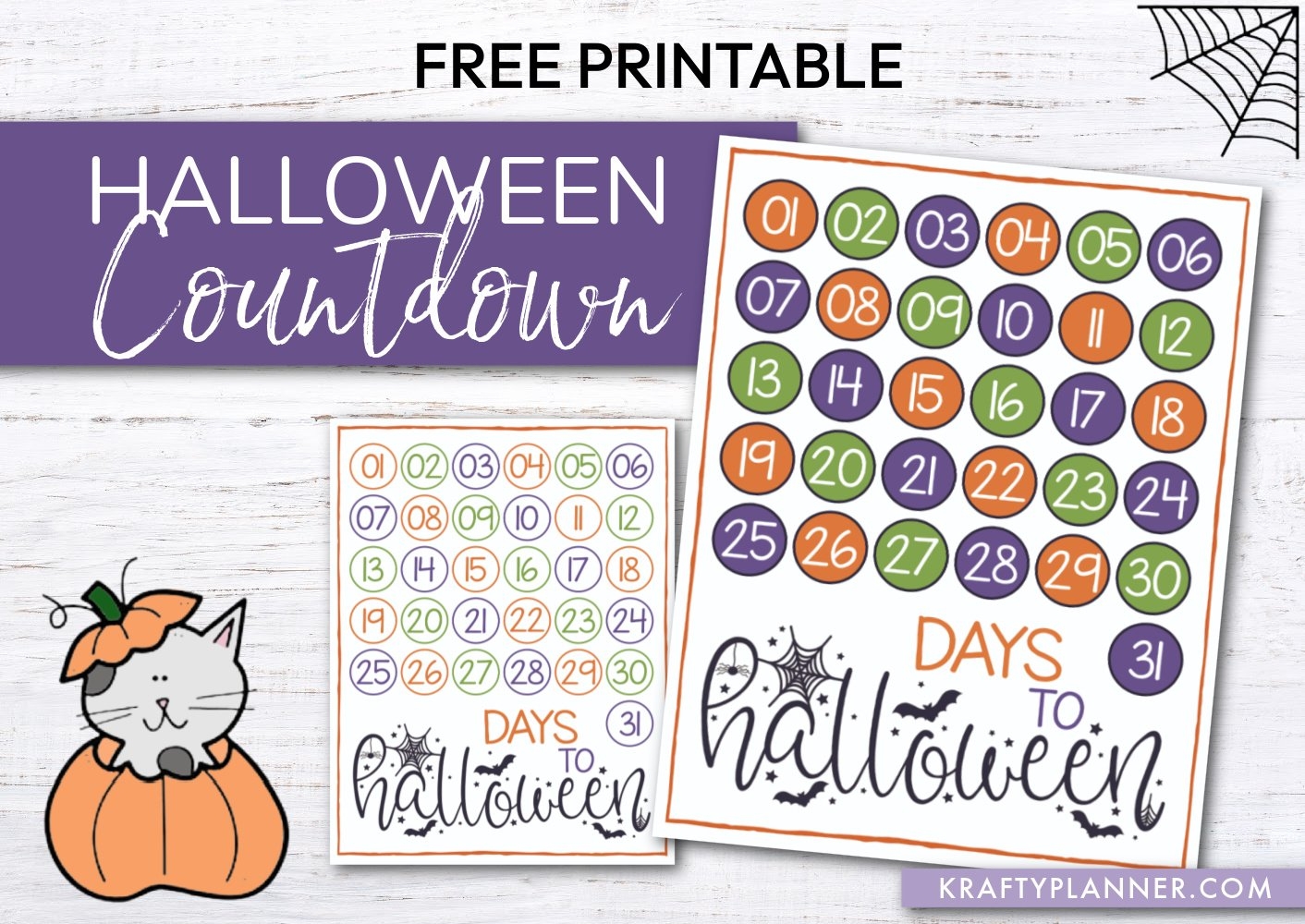 Printable Countdown Calendar Free