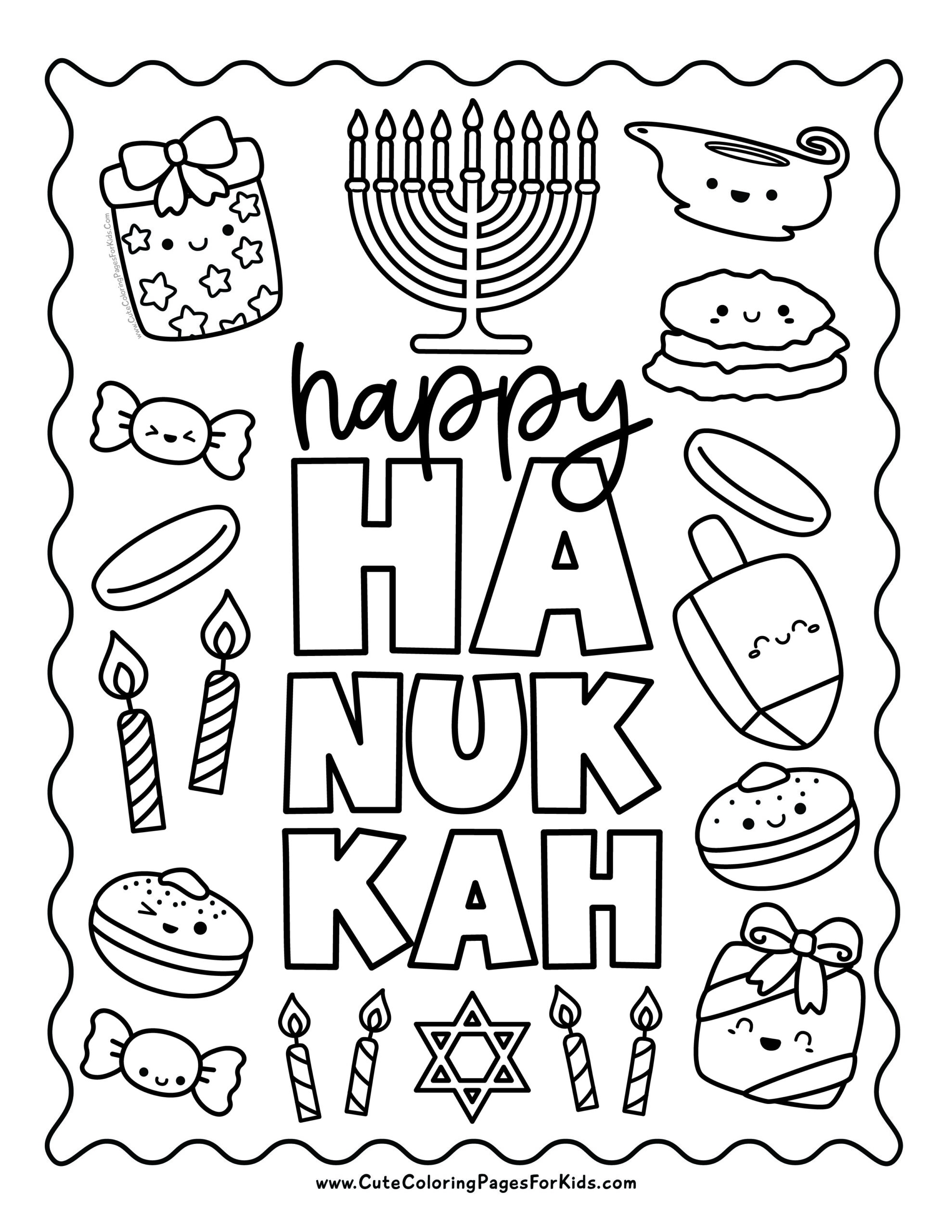 Free Printable Chanukah Fun Sheets