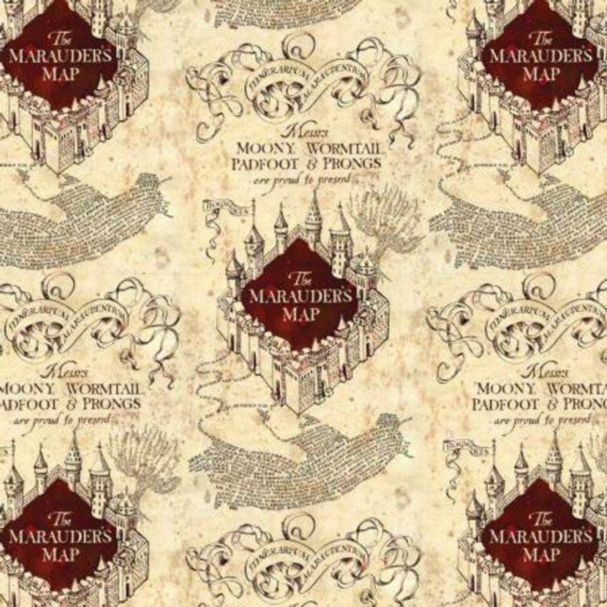 Marauders Map Printable A4