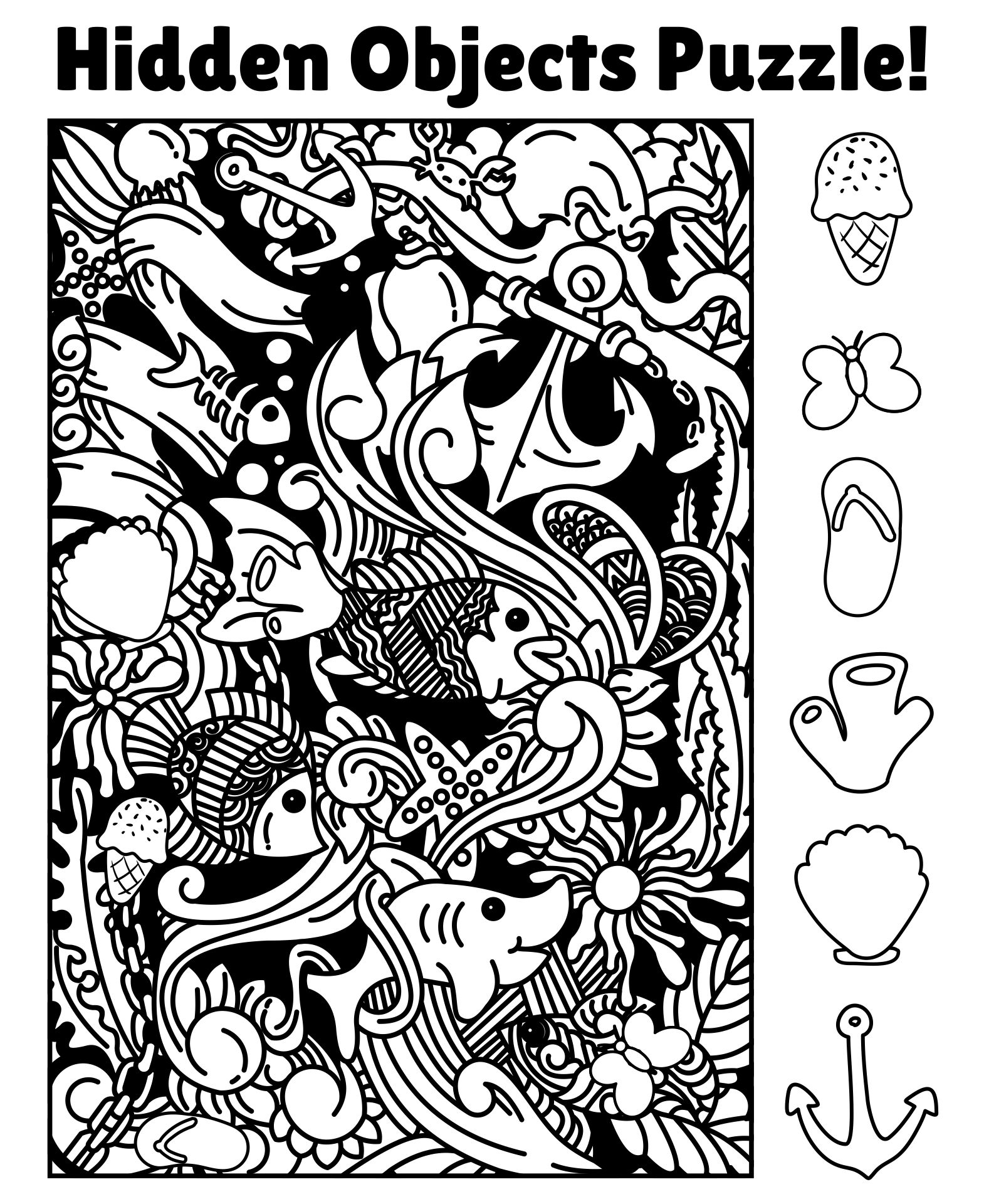 Highlights Hidden Pictures Printable