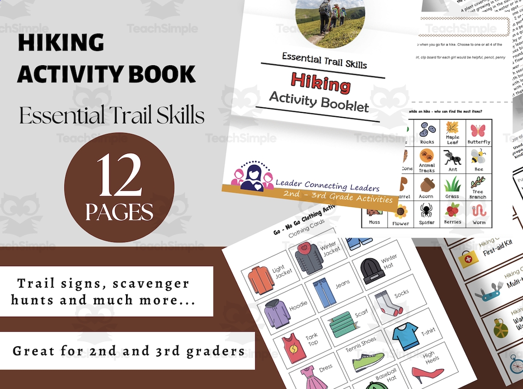Hiking Activity Booklet Kid Games Printable For Kids Trail Signs Outdoor Scavenger Hunt Activity Printable Girl Scout Resource By Teach Simple Hiking Activity Booklet Kid Games Printable For Kids Trail Signs Outdoor Scavenger Hunt Activity Printable Girl Scout Resource By Teach Simple