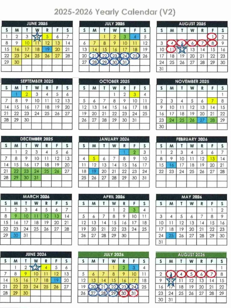 HISD Shares Two Preliminary Draft Calendars For 2025 26 Academic Year