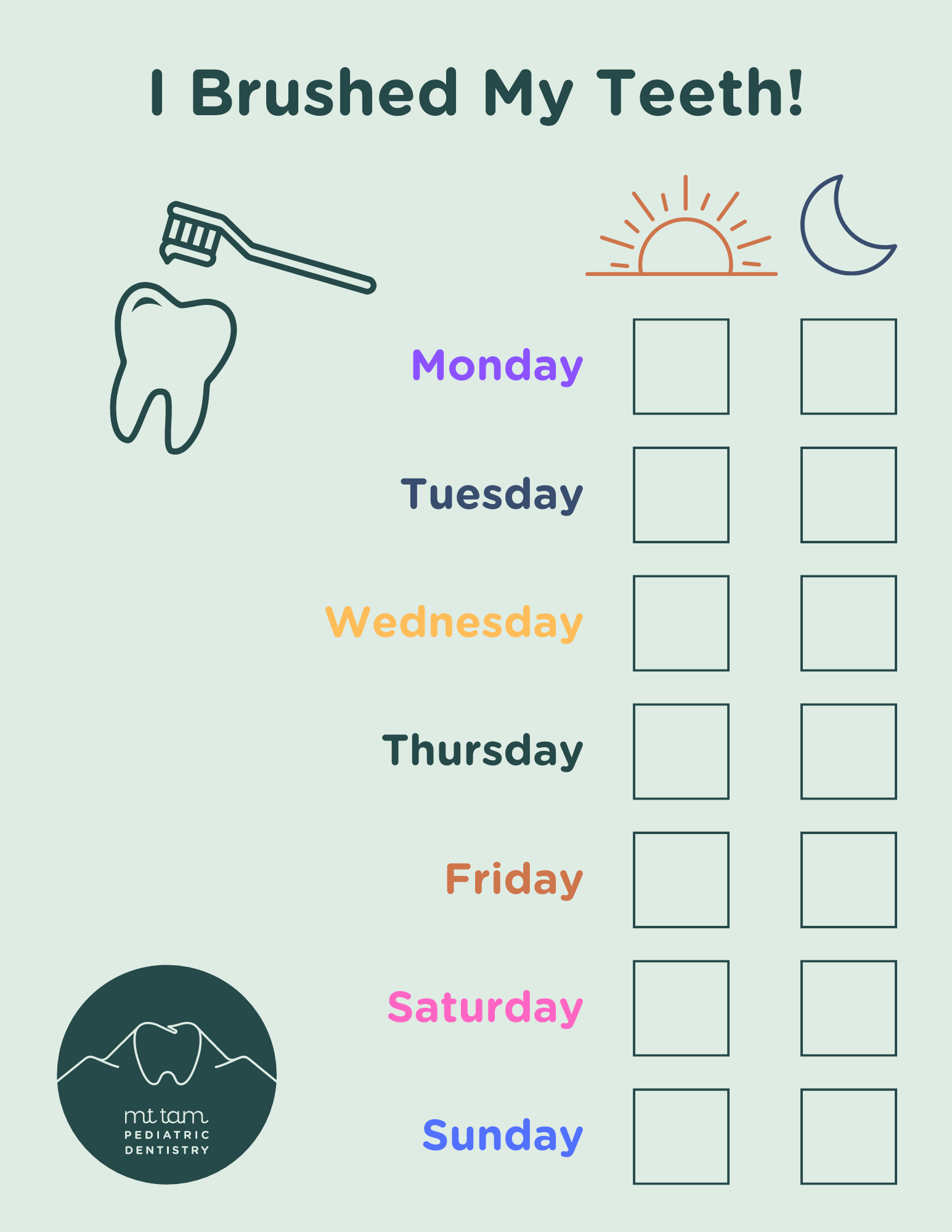 How Often Should My Child Brush Plus Free Toothbrushing Chart 