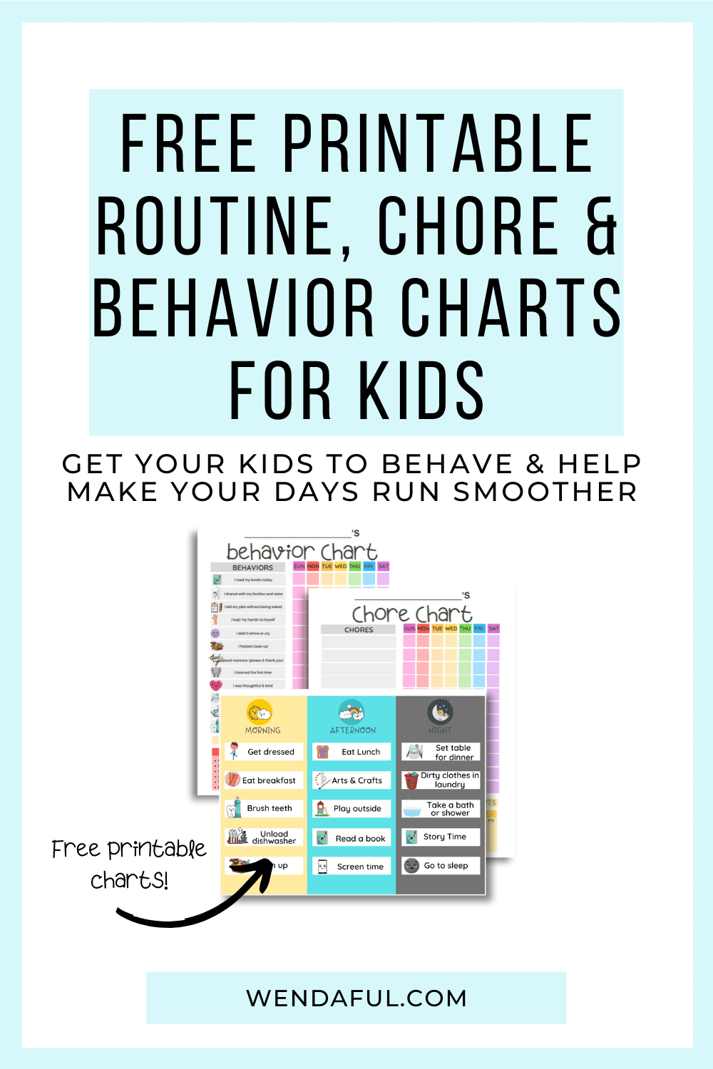 Charts Free Printable
