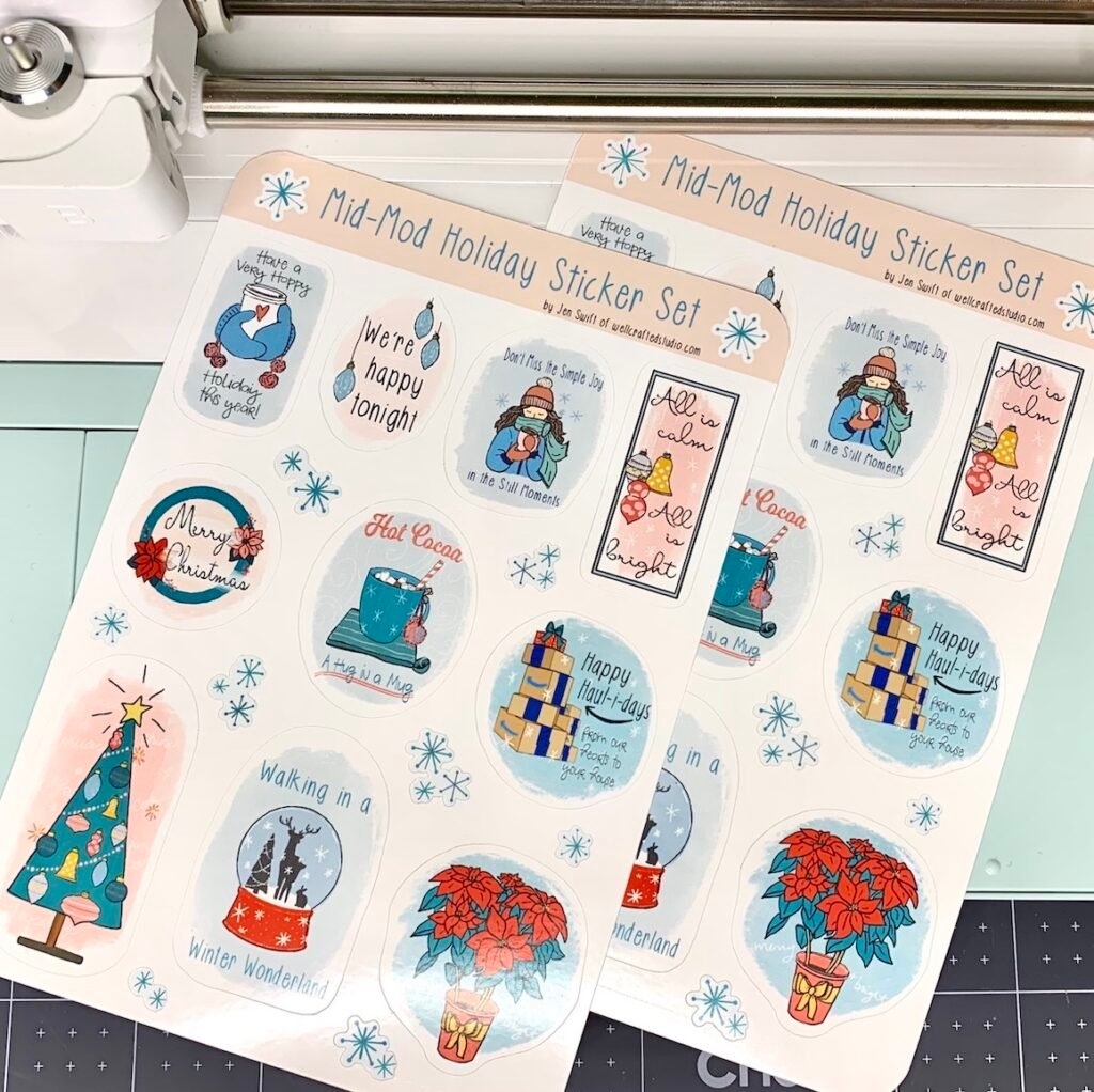 How To Make Sticker Backing Sheets With Procreate And Cricut Well Crafted Studio