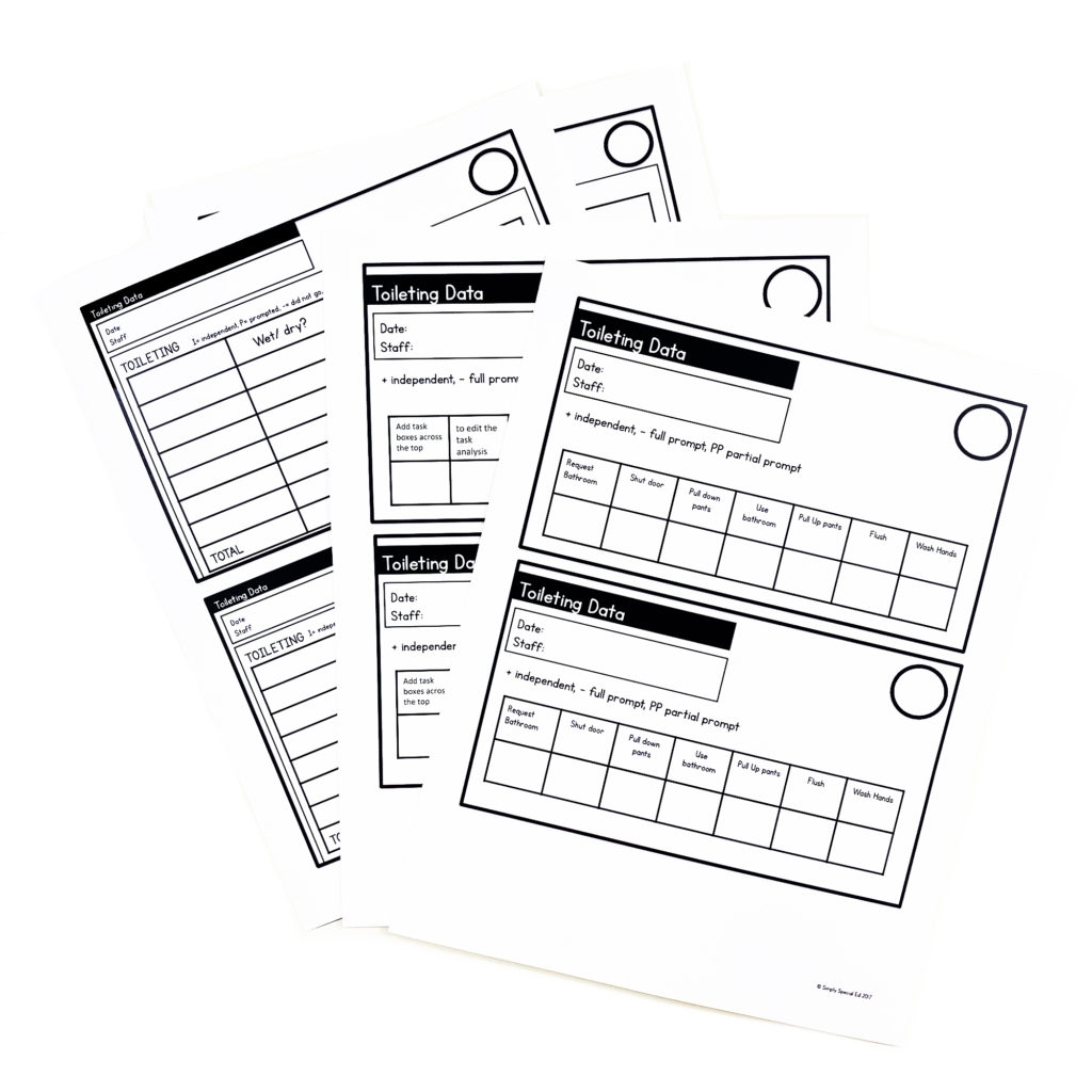 Printable Toilet Training Data Sheet