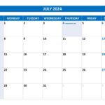 July 2024 Calendar Calendar best