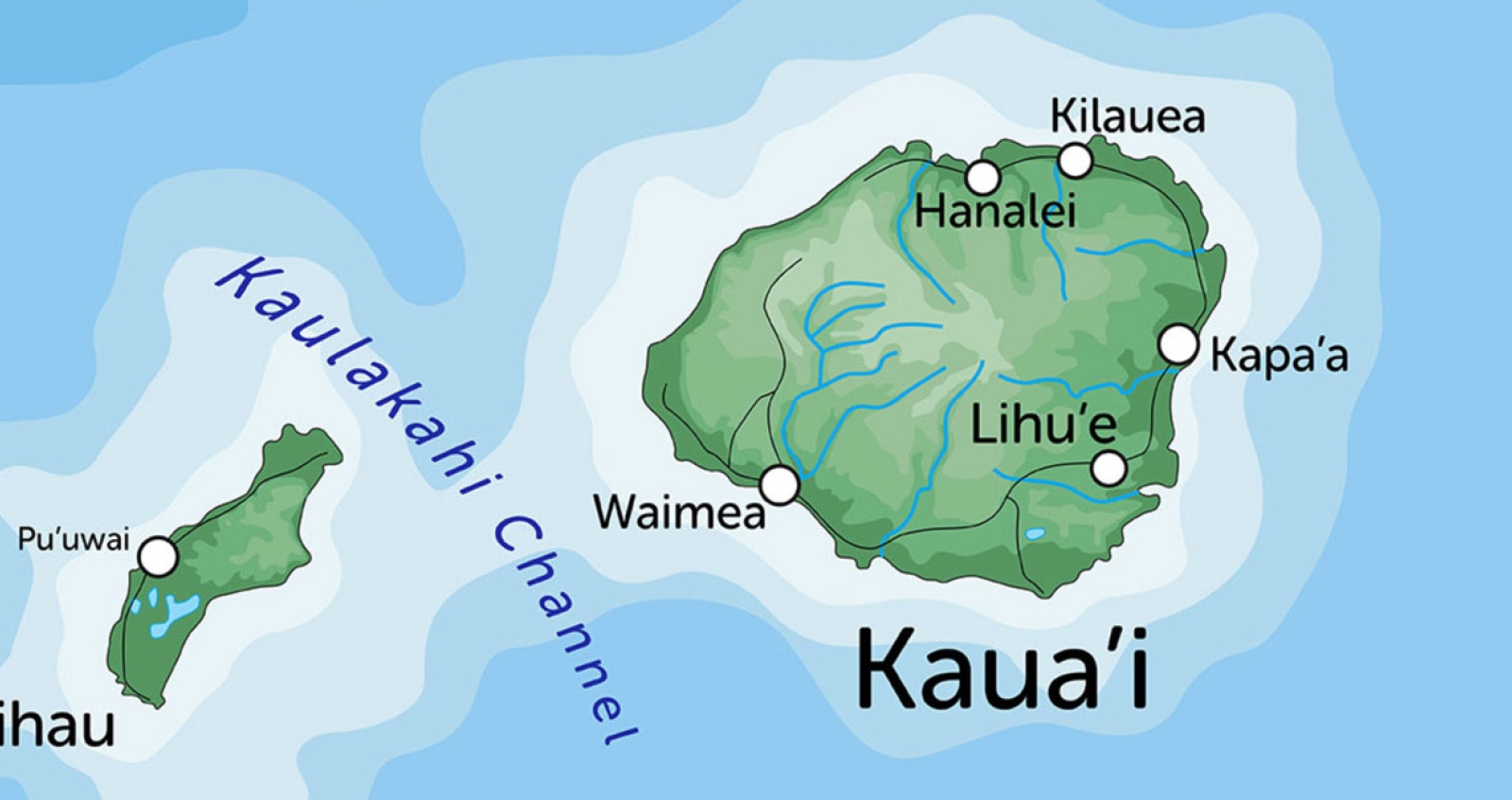 Printable Tourist Map Of Kauai
