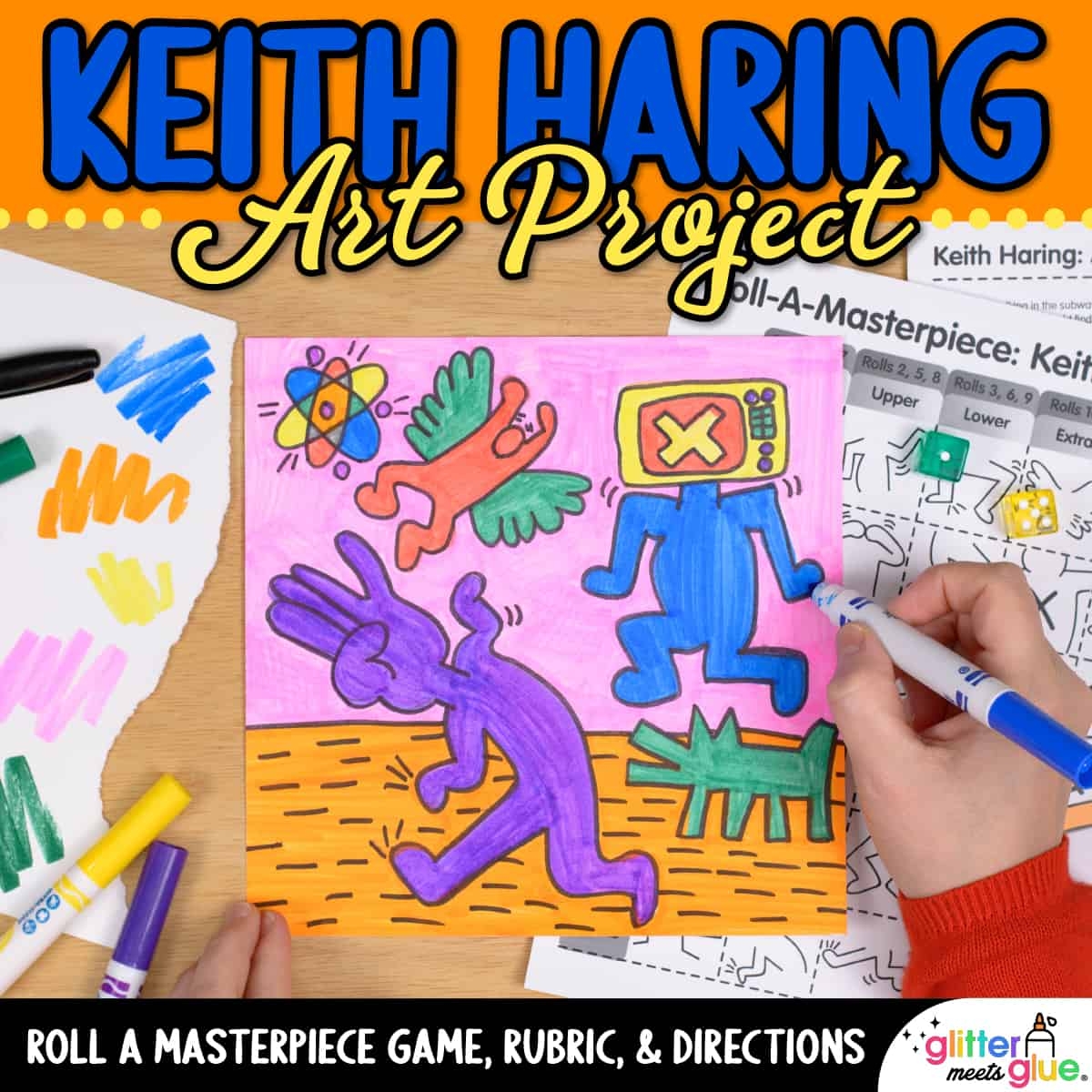 Printable Keith Haring Worksheet Printable Keith Haring Worksheet