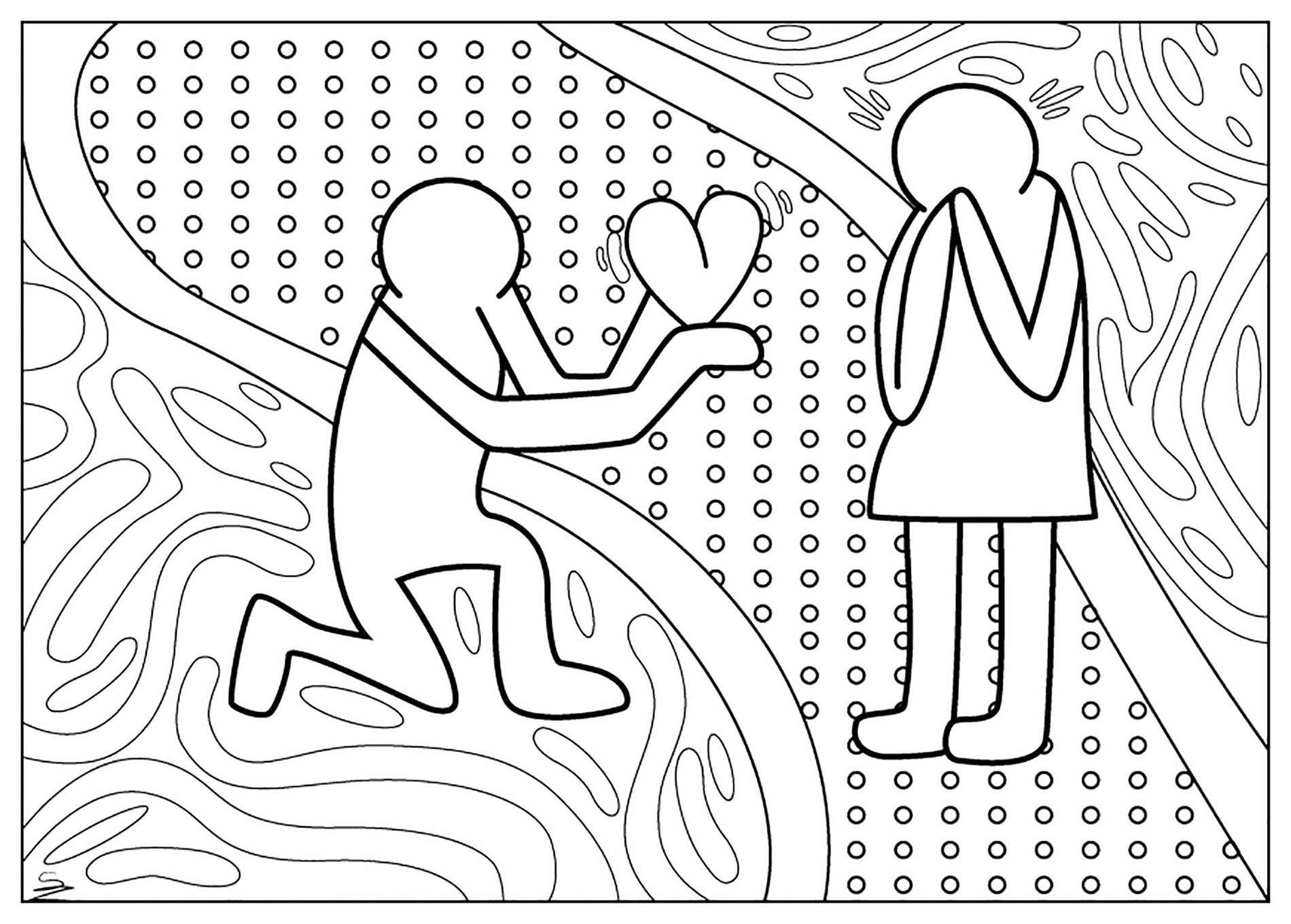 Keith Haring Coloring Pages To Download Keith Haring Coloring Pages Keith Haring Coloring Pages To Download Keith Haring Coloring Pages