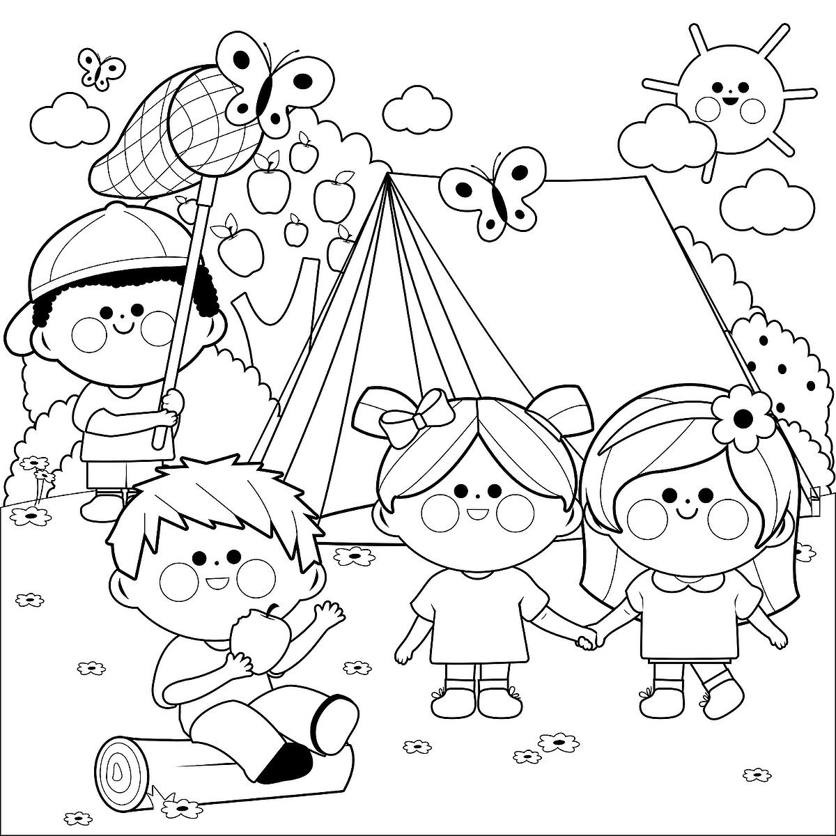 Labor Day Coloring Pages For Kids Fun Printable Coloring Pages For Family Fun Printables 30Seconds Mom
