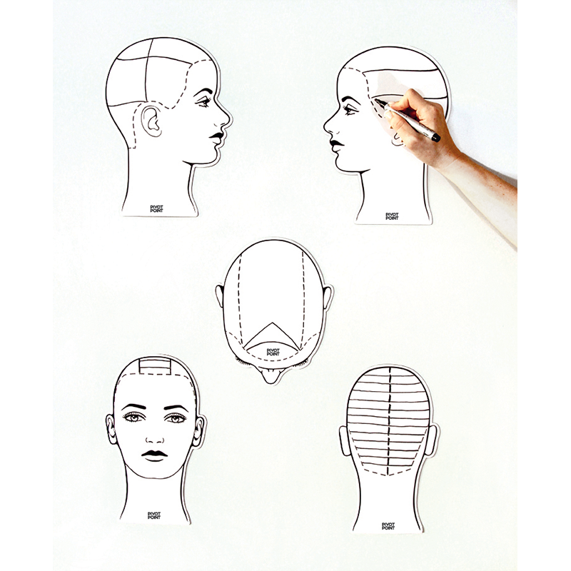 Printable Cosmetology Head Sheets