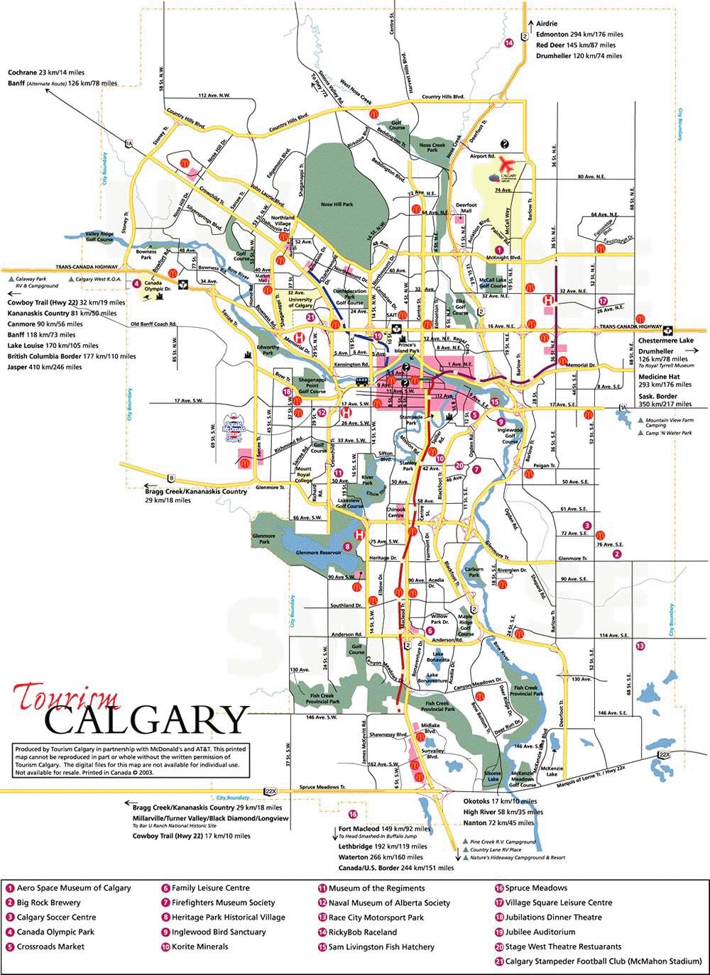 Large Calgary Maps For Free Download And Print High Resolution And Detailed Maps