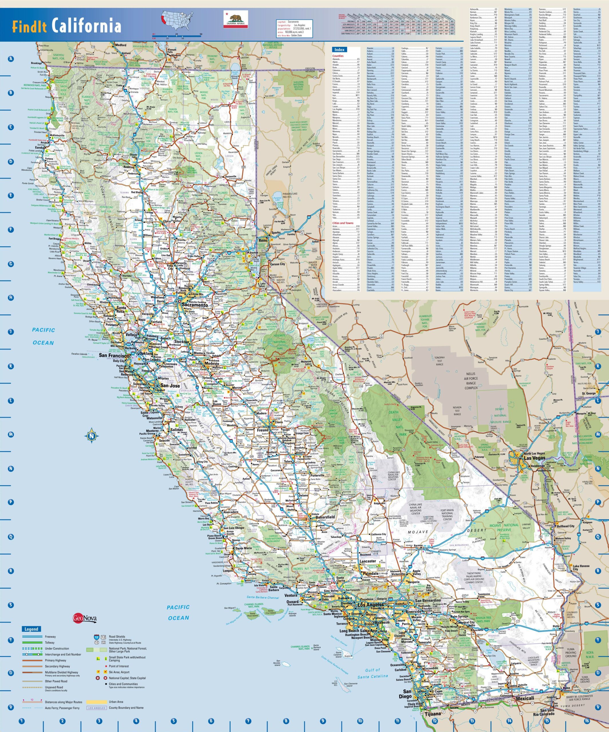 California City Map Printable