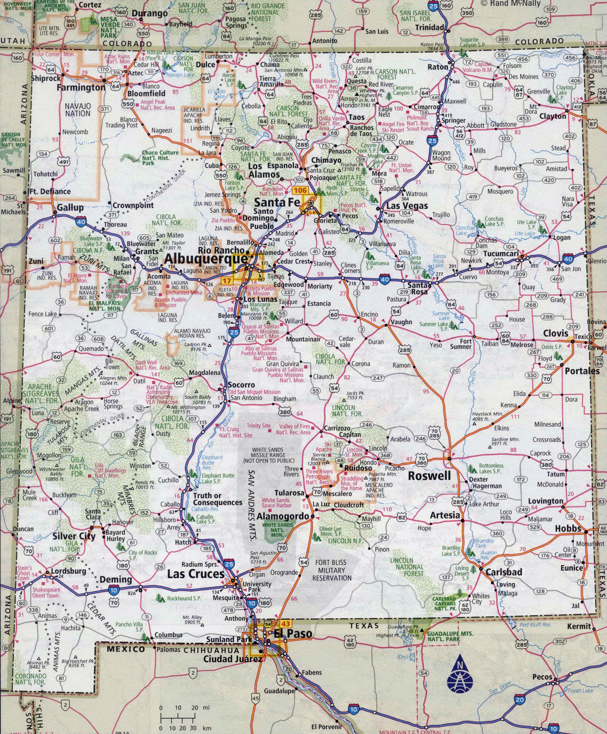 Large Detailed Roads And Highways Map Of New Mexico State With Cities Vidiani Maps Of All Countries In One Place Large Detailed Roads And Highways Map Of New Mexico State With Cities Vidiani Maps Of All Countries In One Place