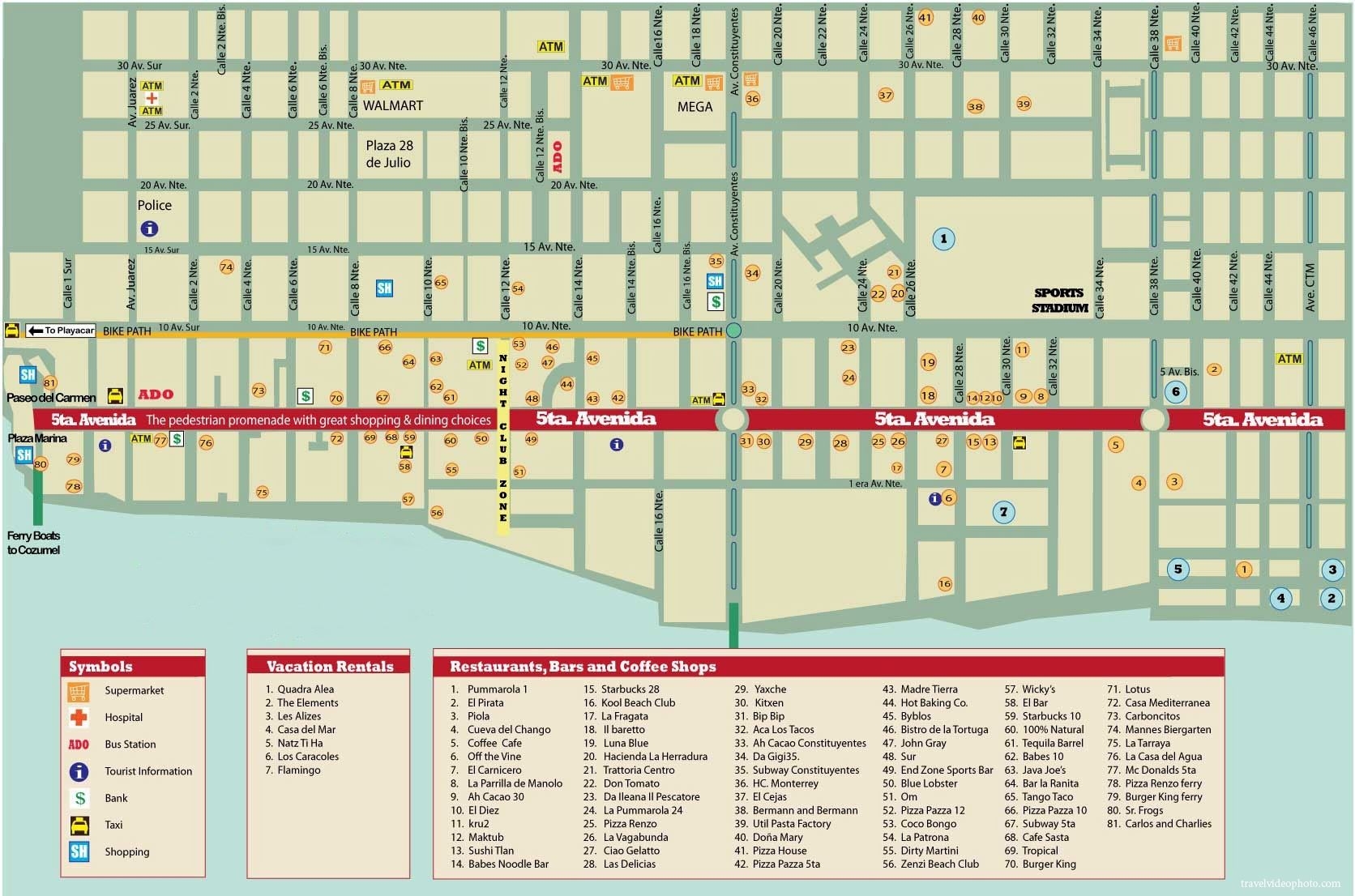 Large Playa Del Carmen Maps For Free Download And Print High Resolution And Detailed Maps
