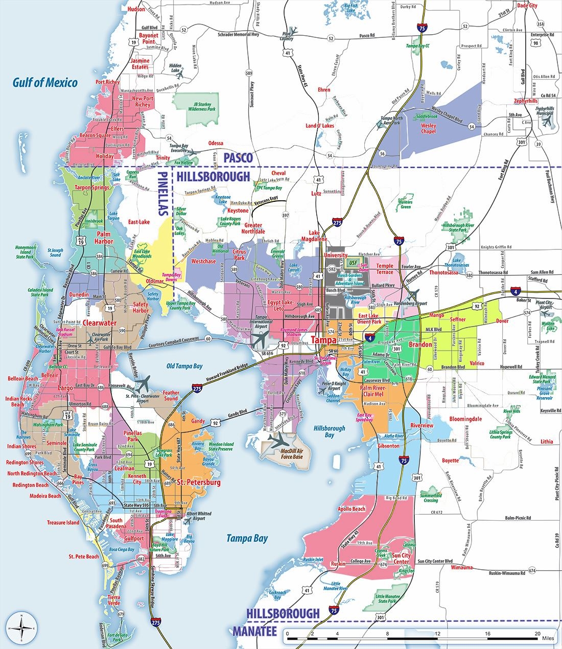Large Tampa Maps For Free Download And Print High Resolution And Detailed Maps