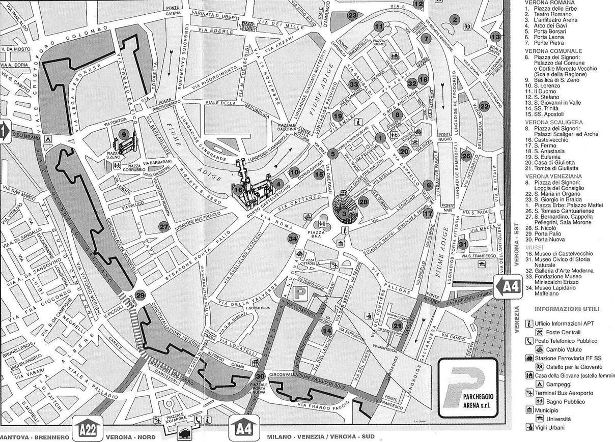 Large Verona Maps For Free Download And Print High Resolution And Detailed Maps