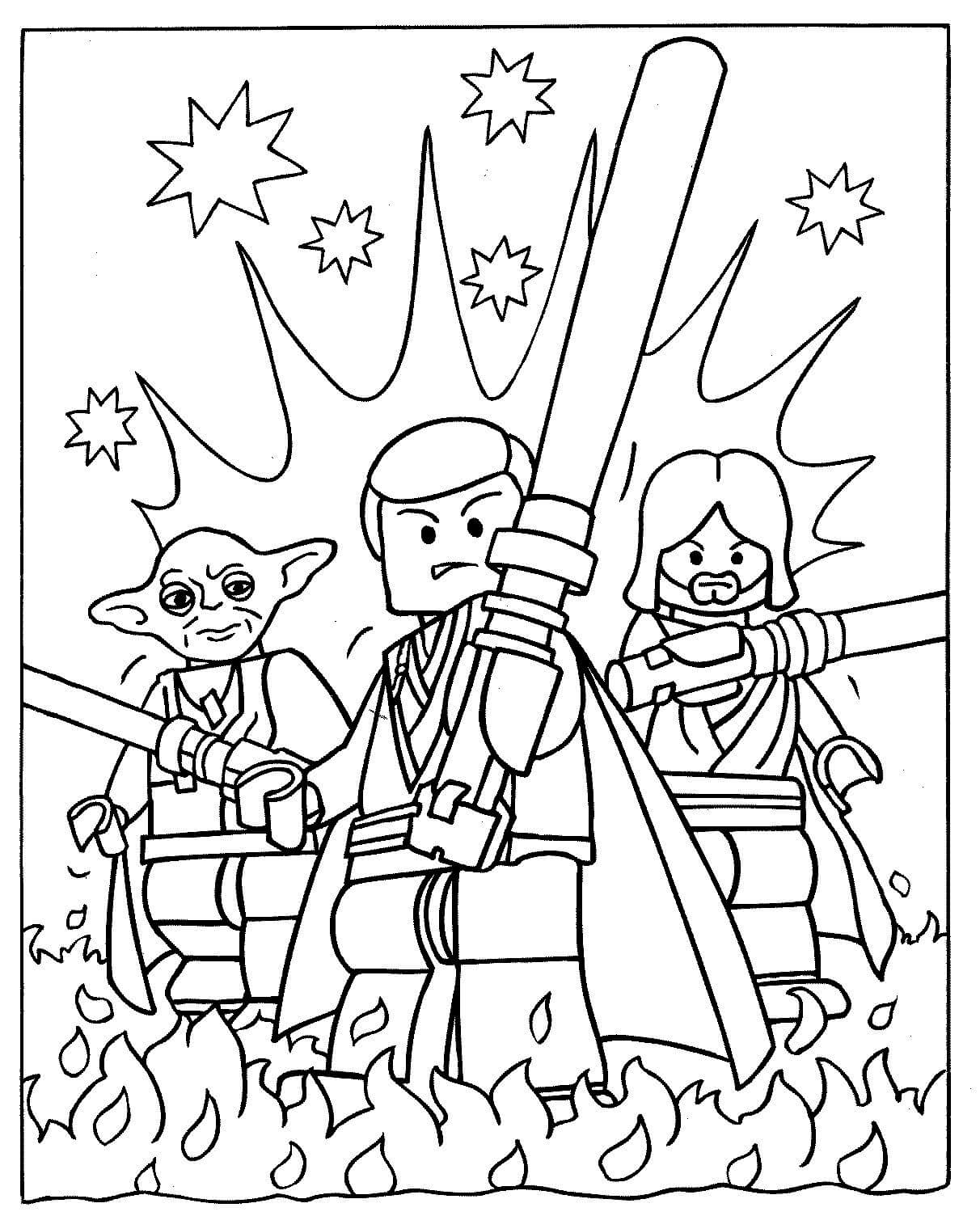 Lego Star Wars Coloring Pages Printable Coloring Pages FREE