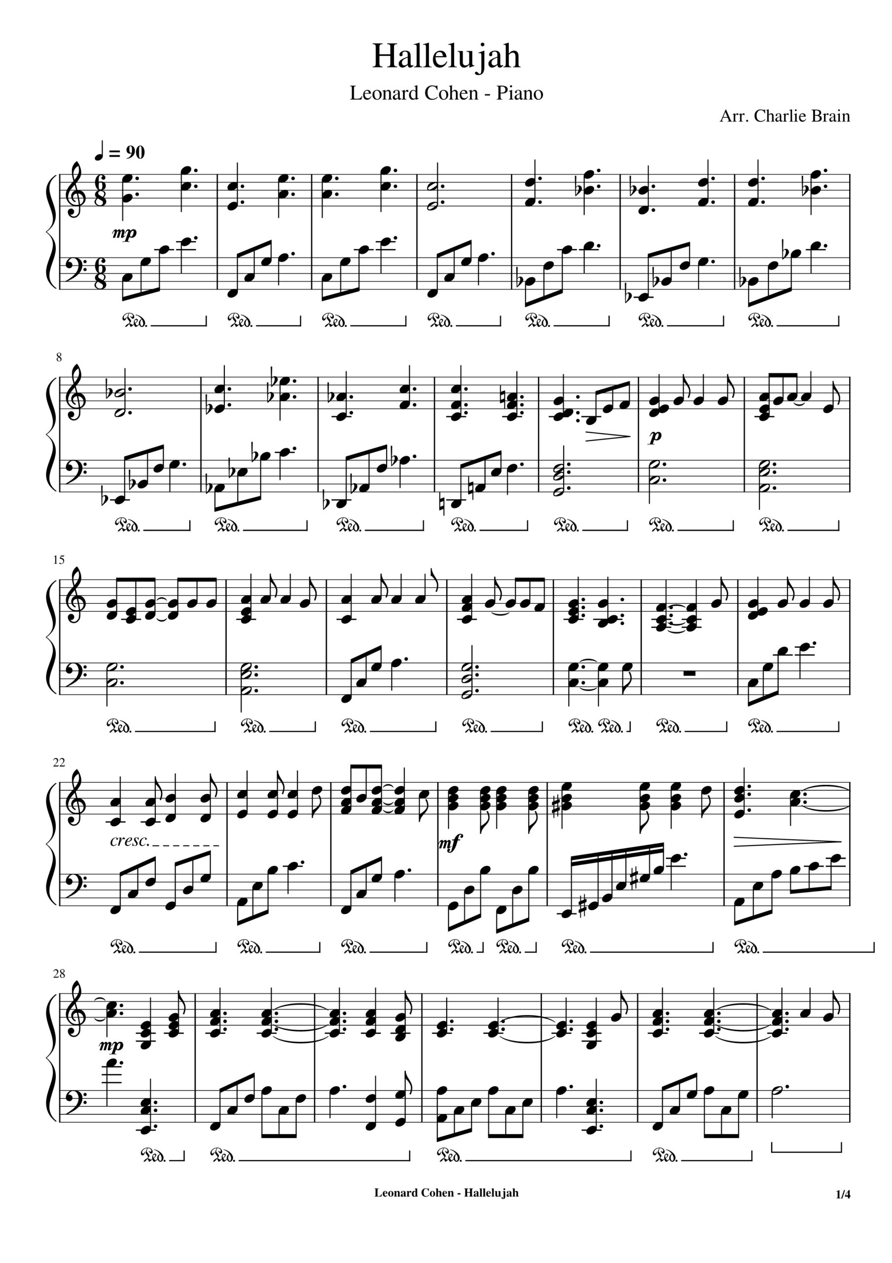 Leonard Cohen Christmas Hallelujah Piano Sheet Music ESheetMusics Leonard Cohen Christmas Hallelujah Piano Sheet Music ESheetMusics