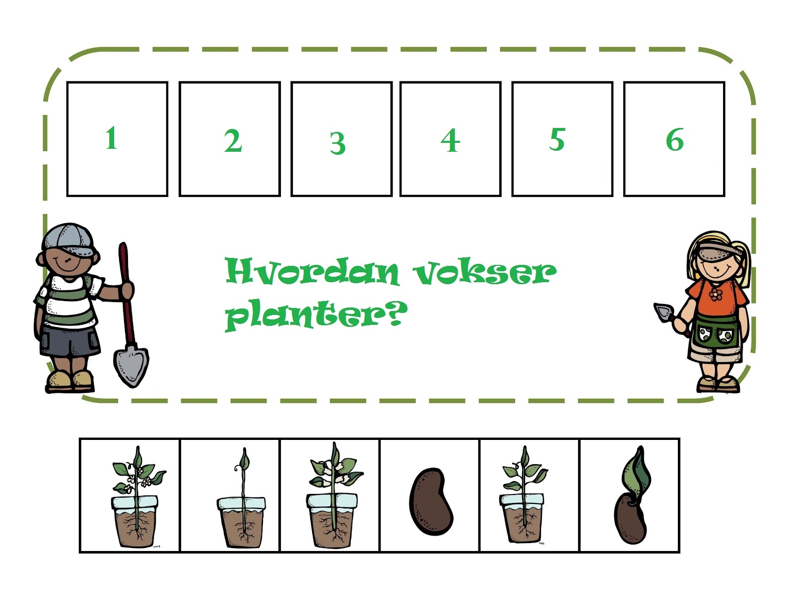 Less Commonly Taught Plant Cycle Sequencing Activity Seed Matching Worksheets Library