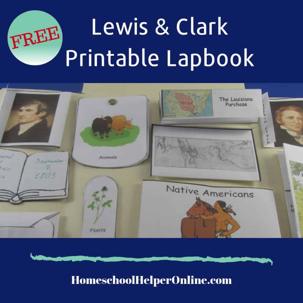 Lewis And Clark Lapbook Homeschool Helper Online
