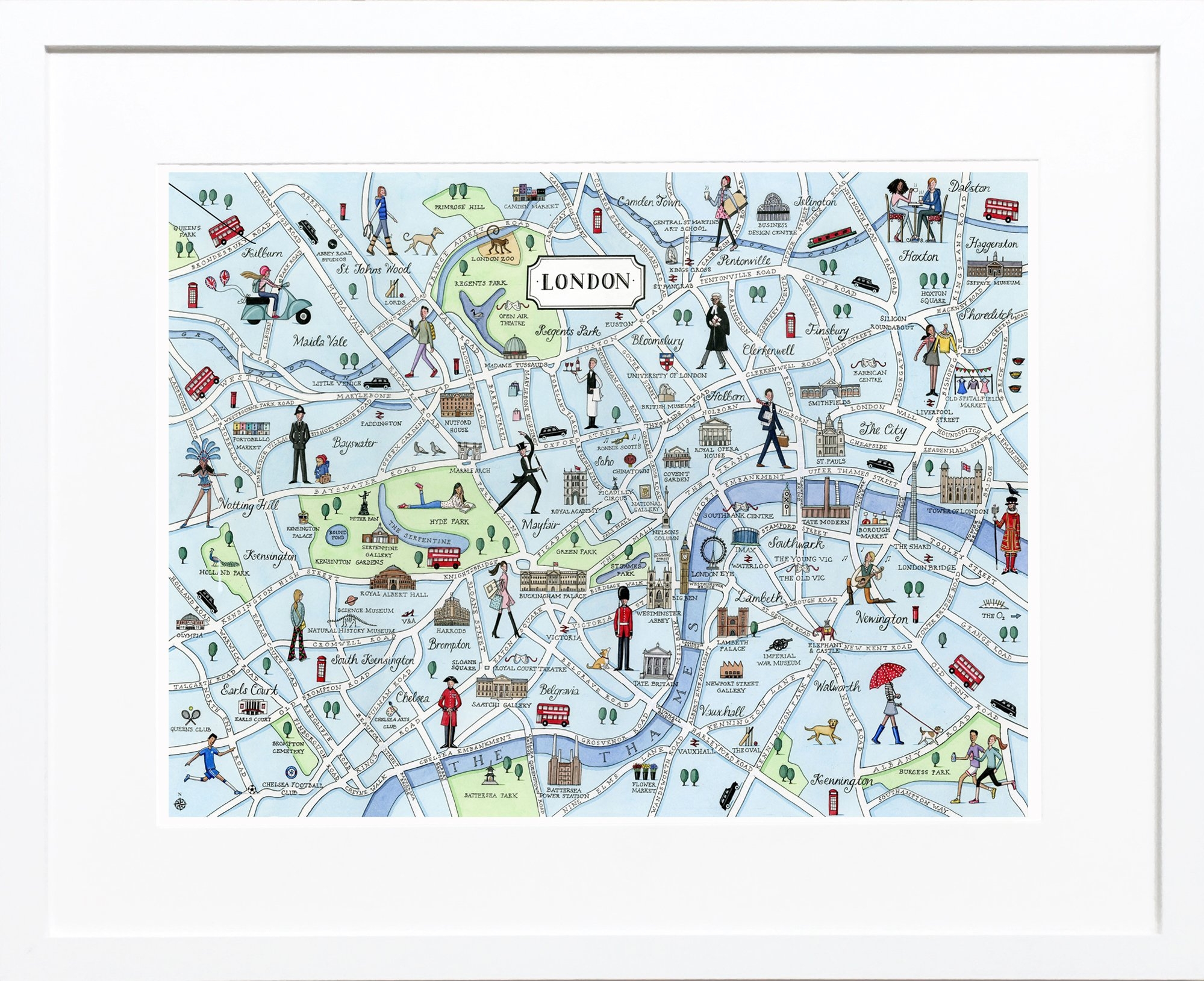 Printable London Tourist Map Pdf