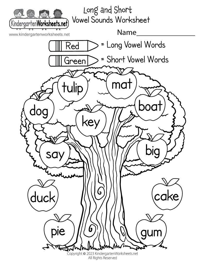 Long And Short Vowel Sounds Worksheet Free Printable Digital U0026 PDF