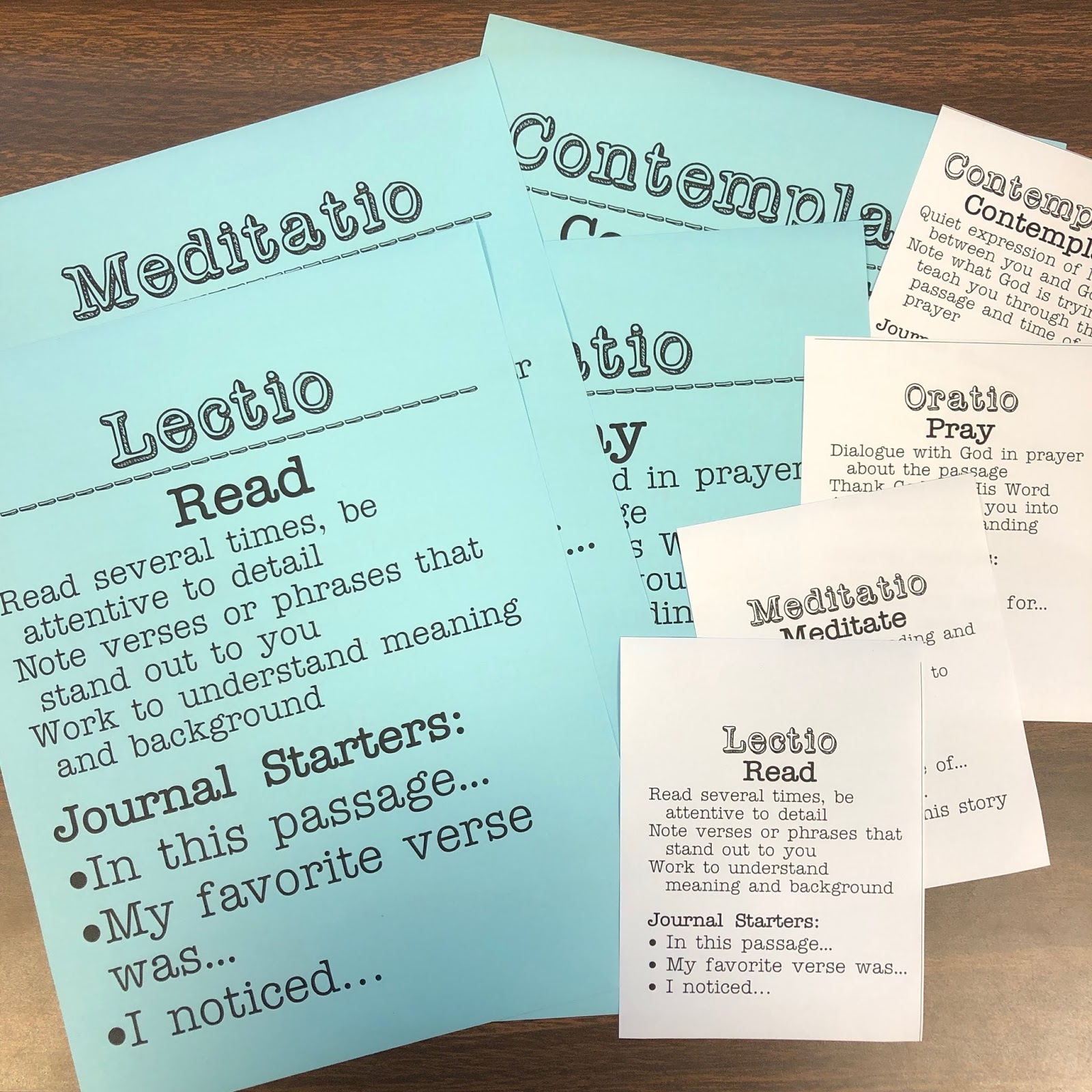 Printable Lectio Divina Worksheet