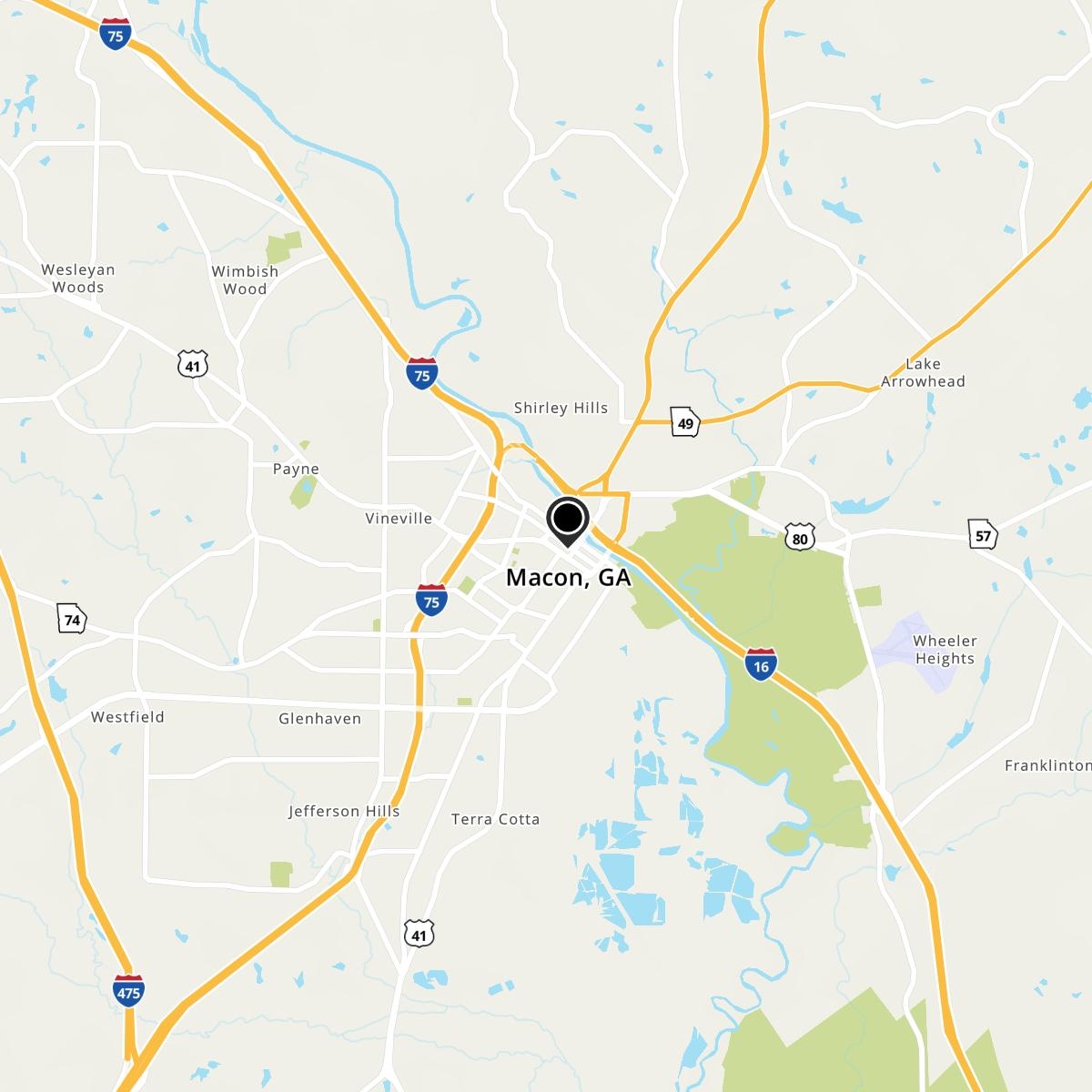 Macon GA Map Directions MapQuest