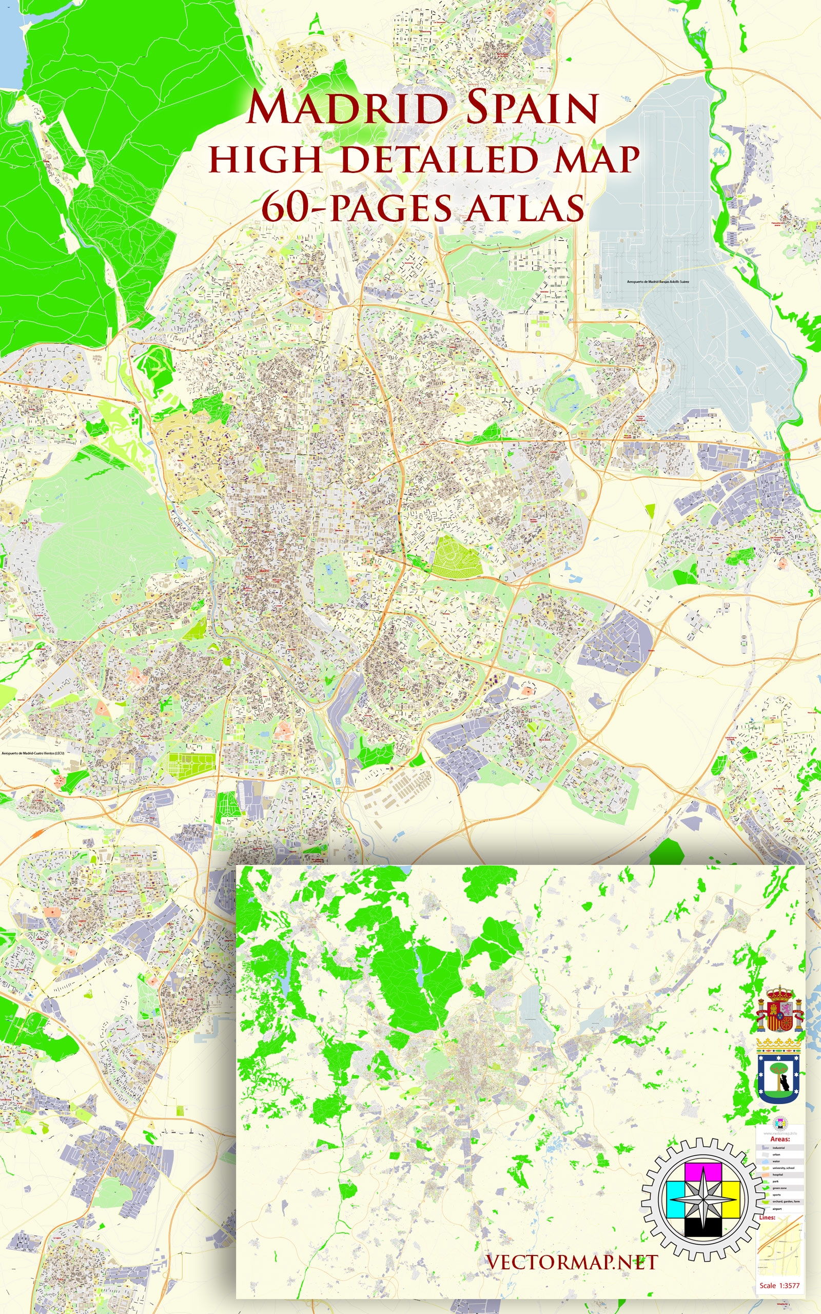 Printable Tourist Map Of Madrid Spain