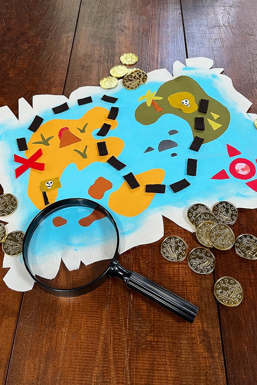 Make A DIY Adventure Map From Scrap Fabric