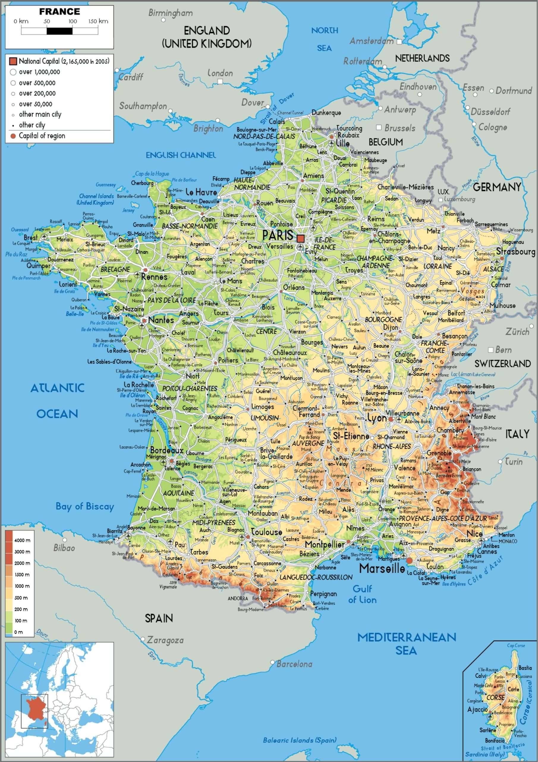  Map Of France To Print Download FREE
