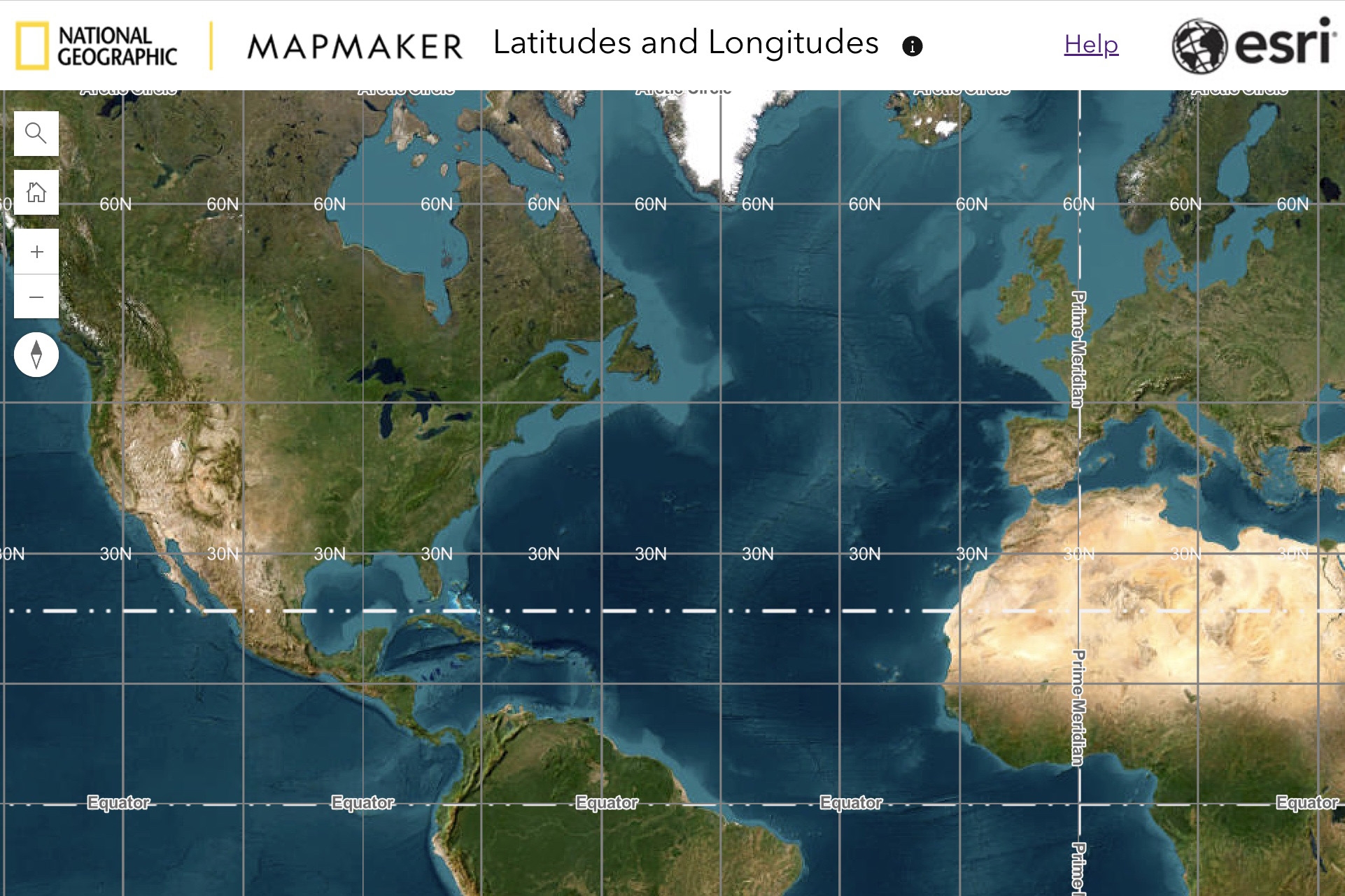MapMaker Latitude And Longitude
