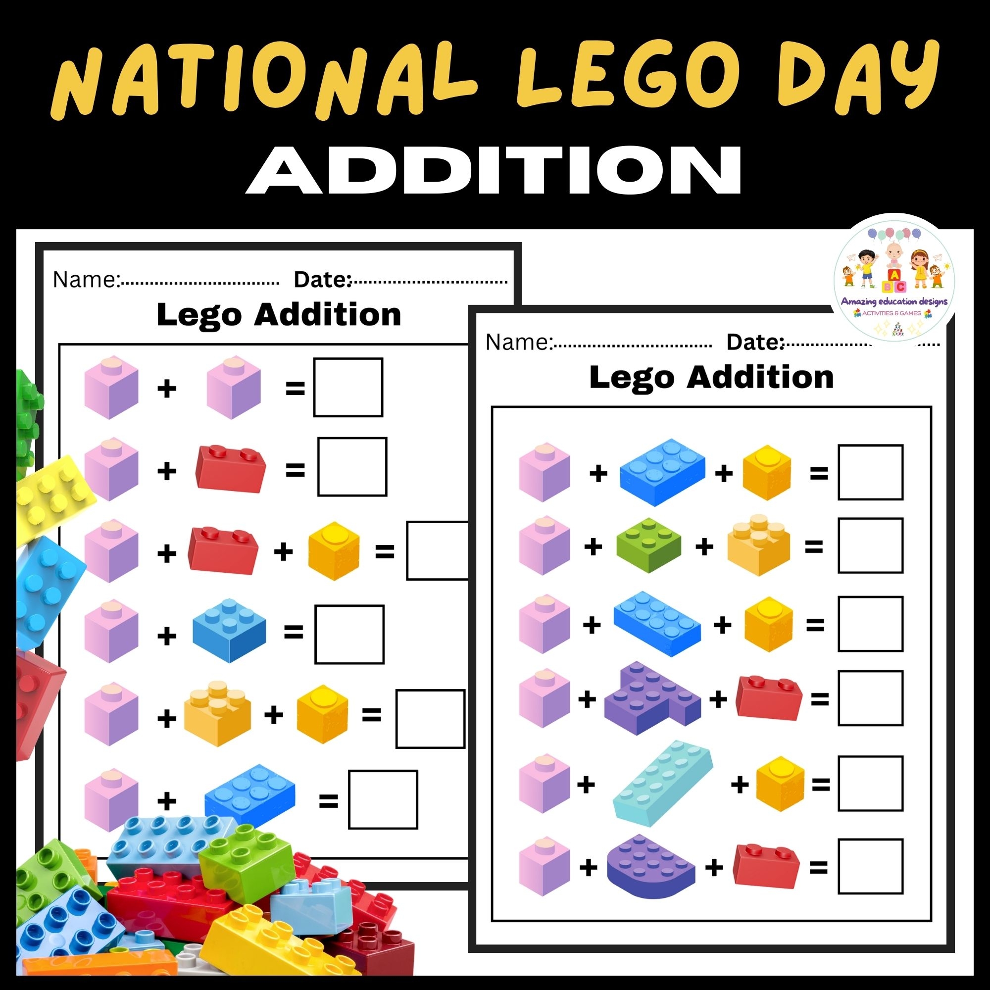 Printable Lego Worksheets
