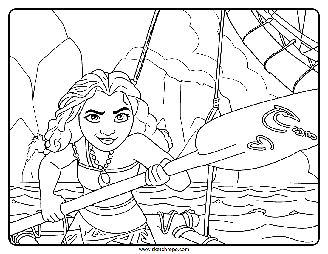 Moana Coloring Sheets Free Printable