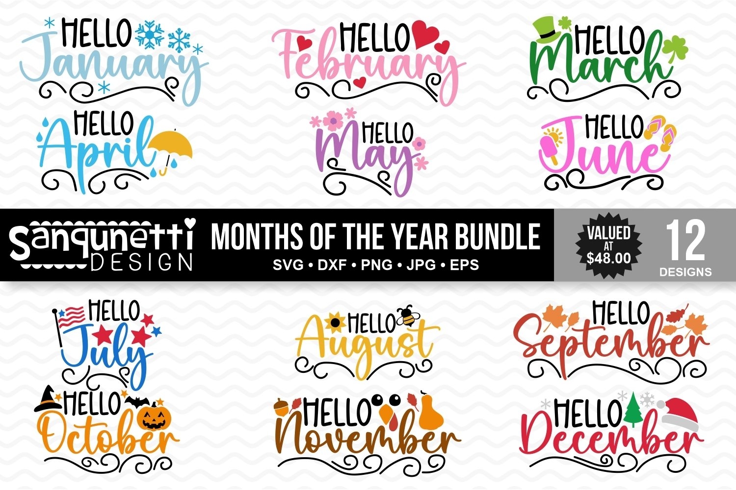 Months Of The Year Calendar Headers Months Of The Year Calendar Headers