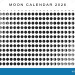Moon Calendar 2026 Southern Hemisphere Stock Illustration Illustration Of Hemisphere Astronomy 258745364