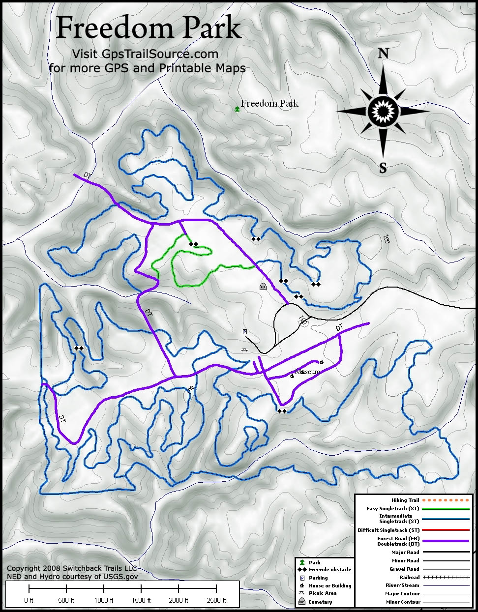 Mountain Biking Freedom Park Near Williamsburg VA