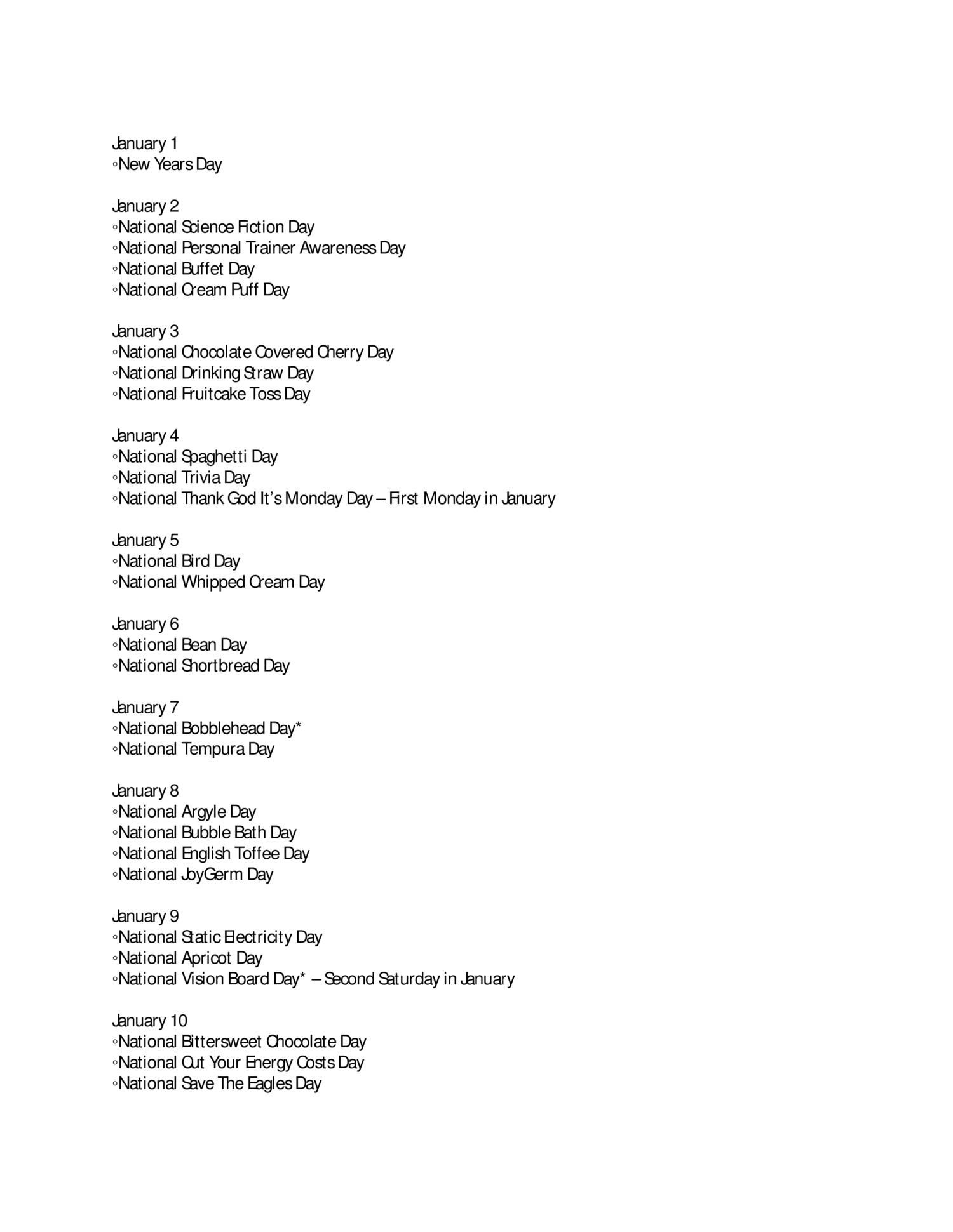 NATIONAL DAY CALENDAR pdf DocDroid