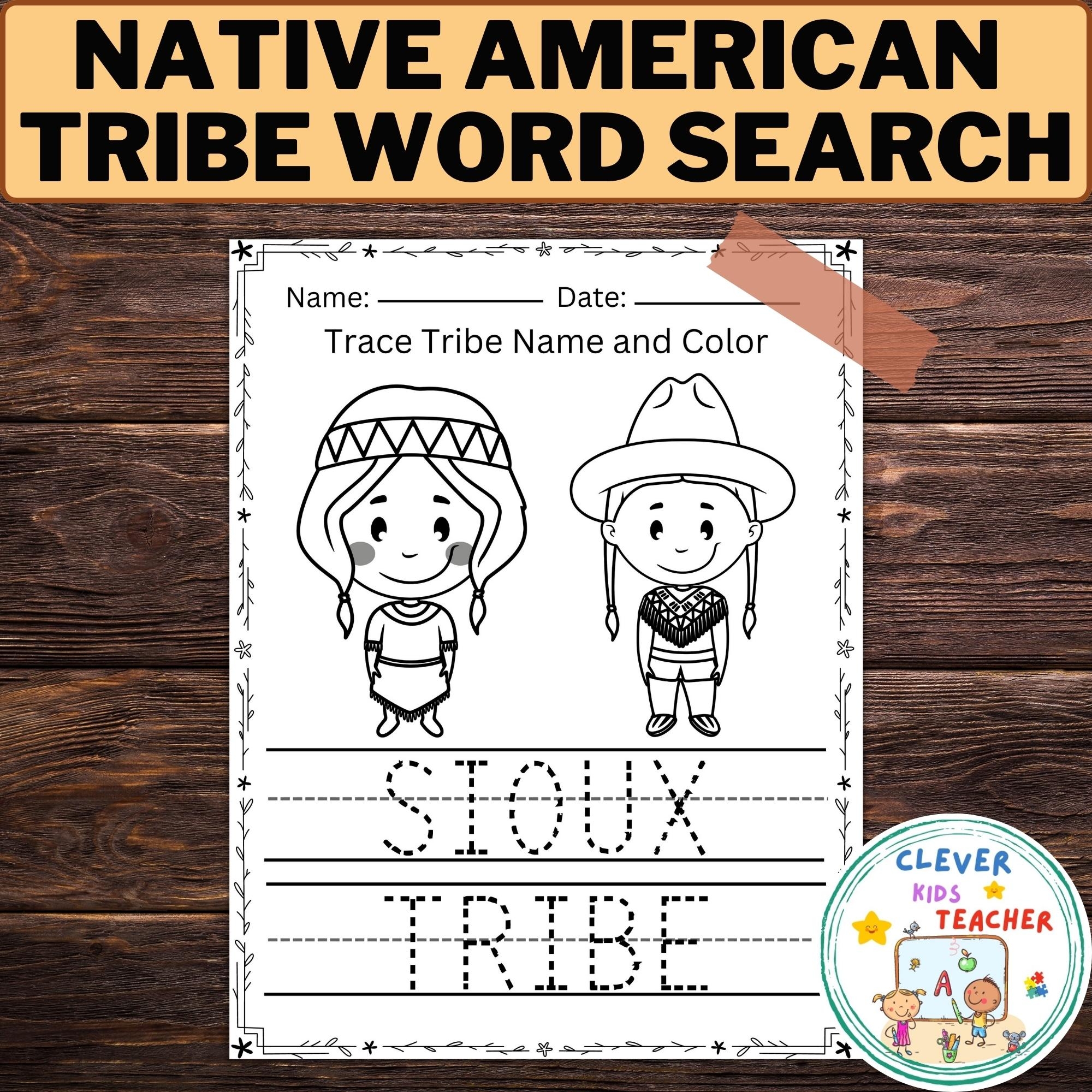Native American Heritage Printable Pack Native American Tribes Worksheet Made By Teachers