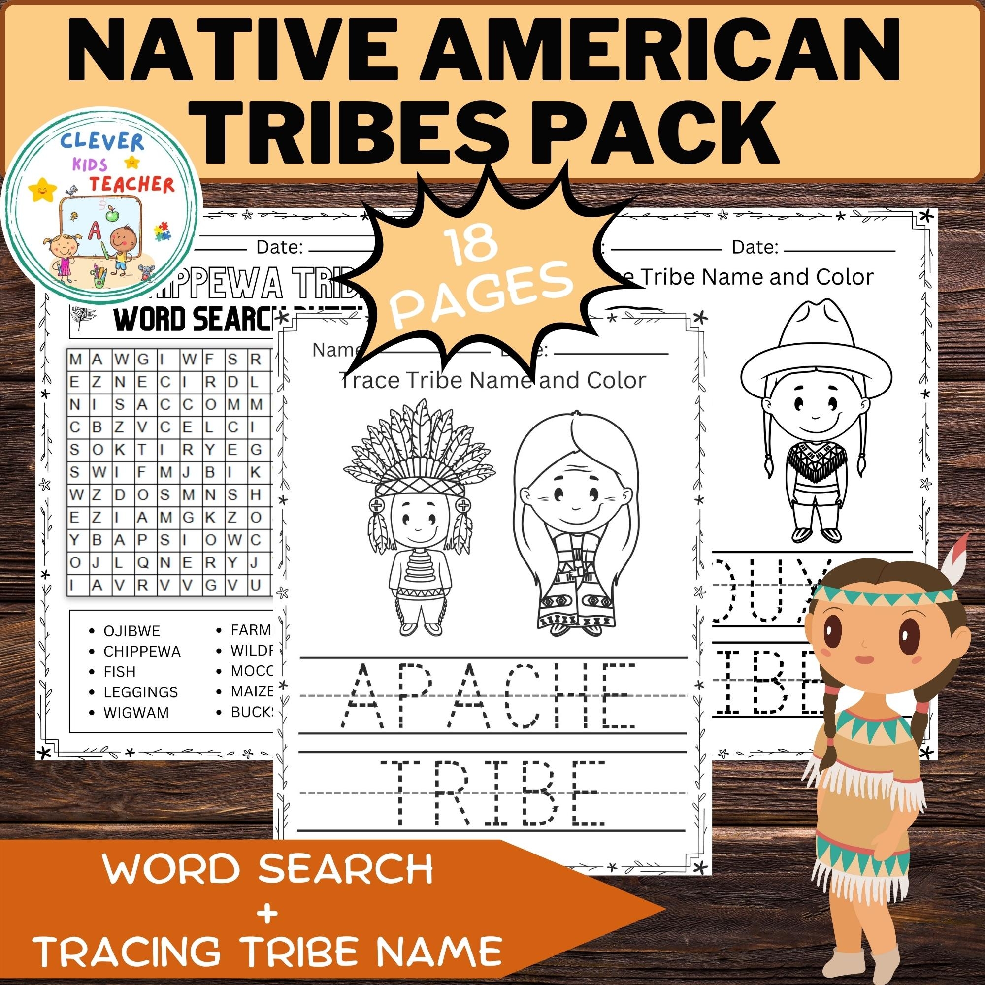 Native American Heritage Printable Pack Native American Tribes Worksheet Made By Teachers