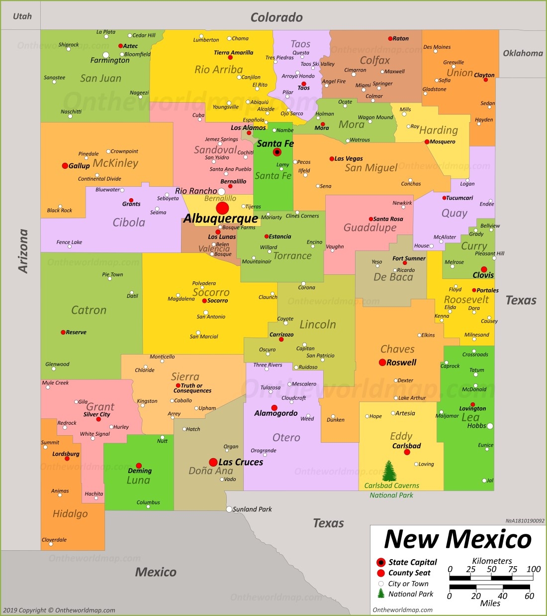 New Mexico State Map USA Maps Of New Mexico NM New Mexico State Map USA Maps Of New Mexico NM